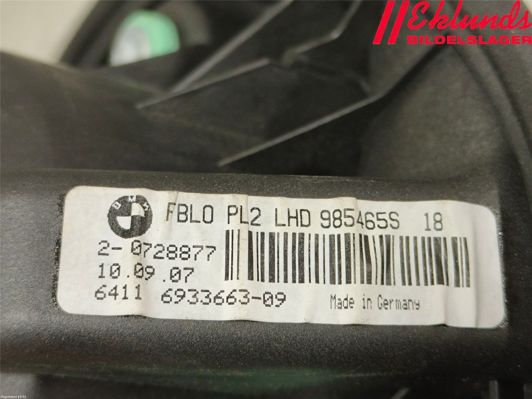 BMW 1 E87/81 5D/3D 03-11 Värmefläkt