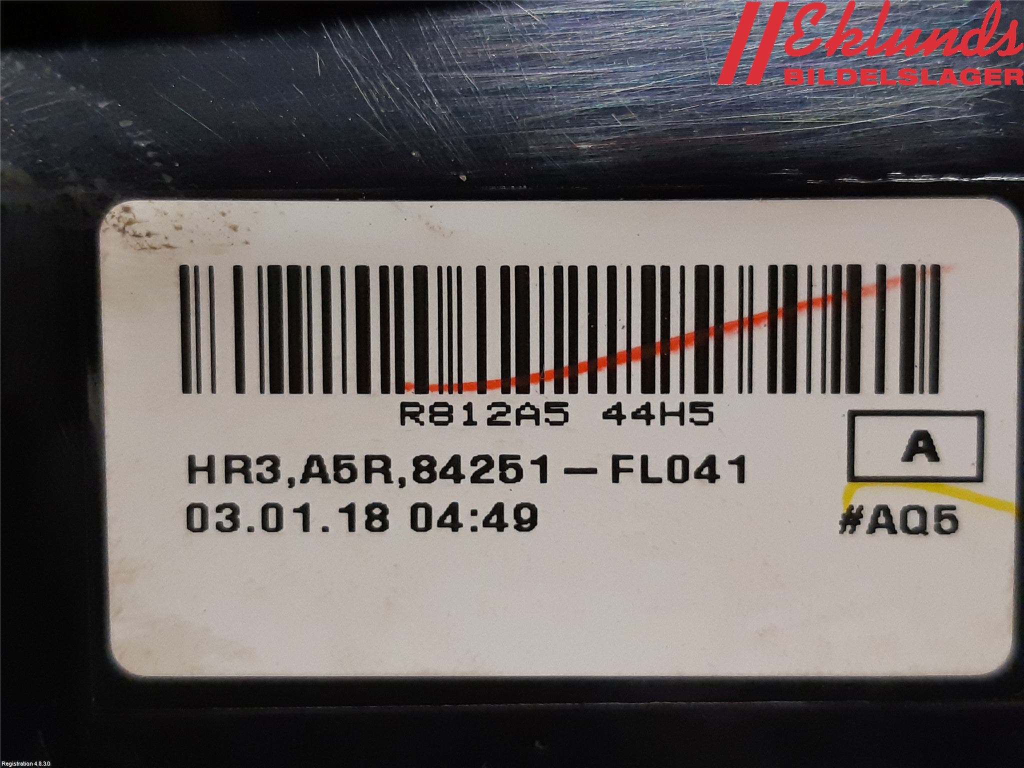 Subaru XV 18-22 Bakljus Lucka Hö