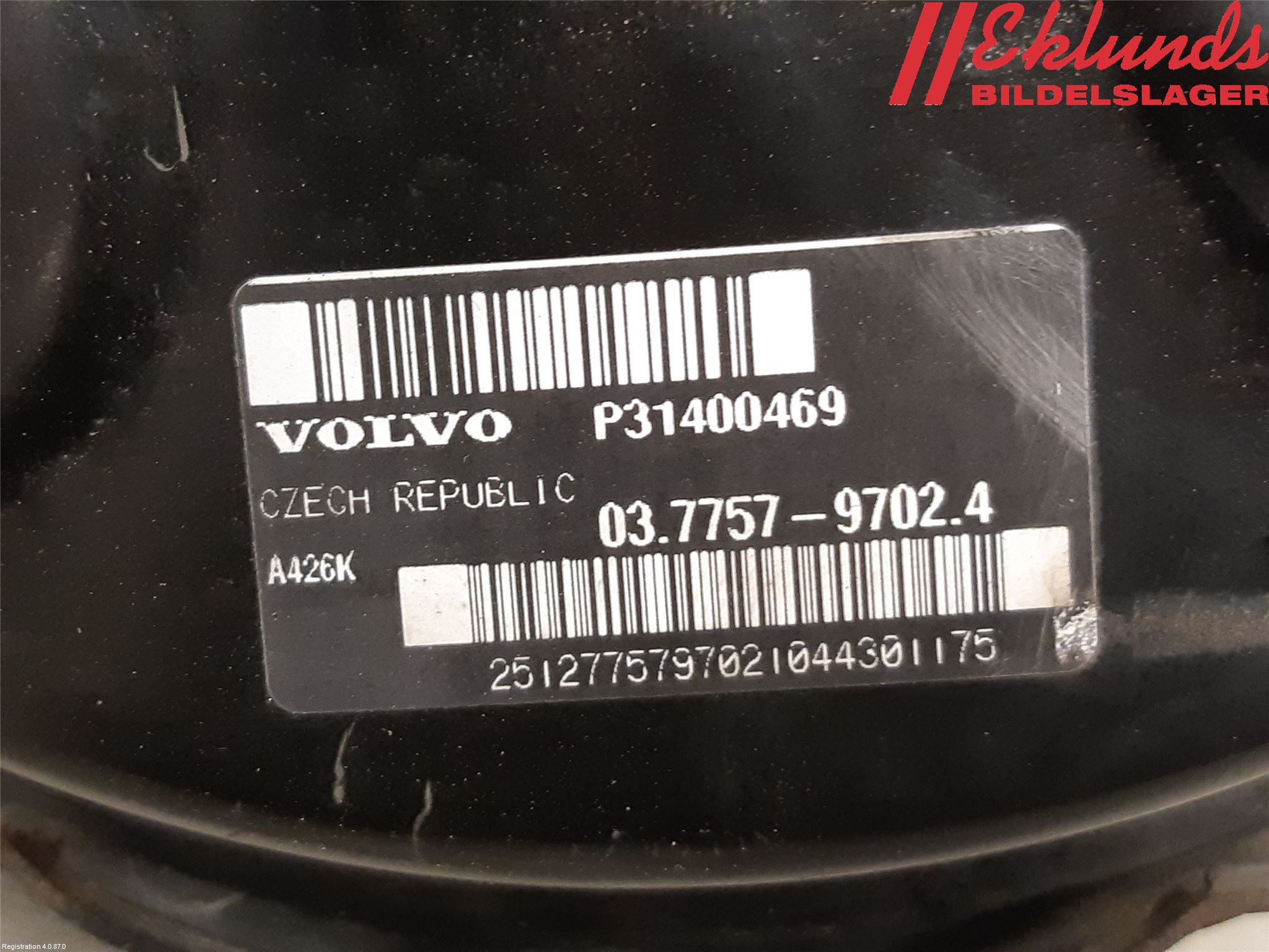 Volvo XC70 14-16 Bromsservo