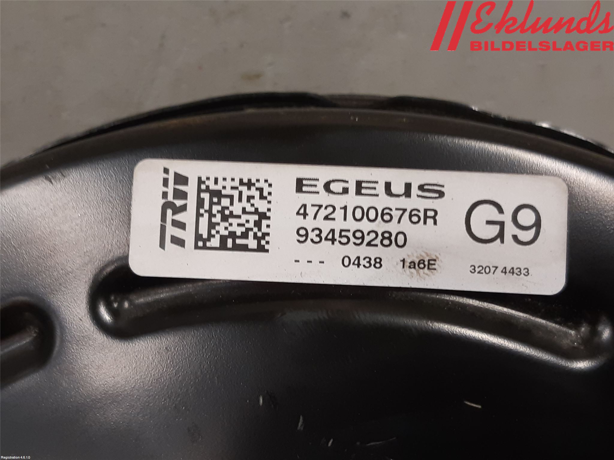 Renault TRAFIC/E-TECH 15- Bromsservo