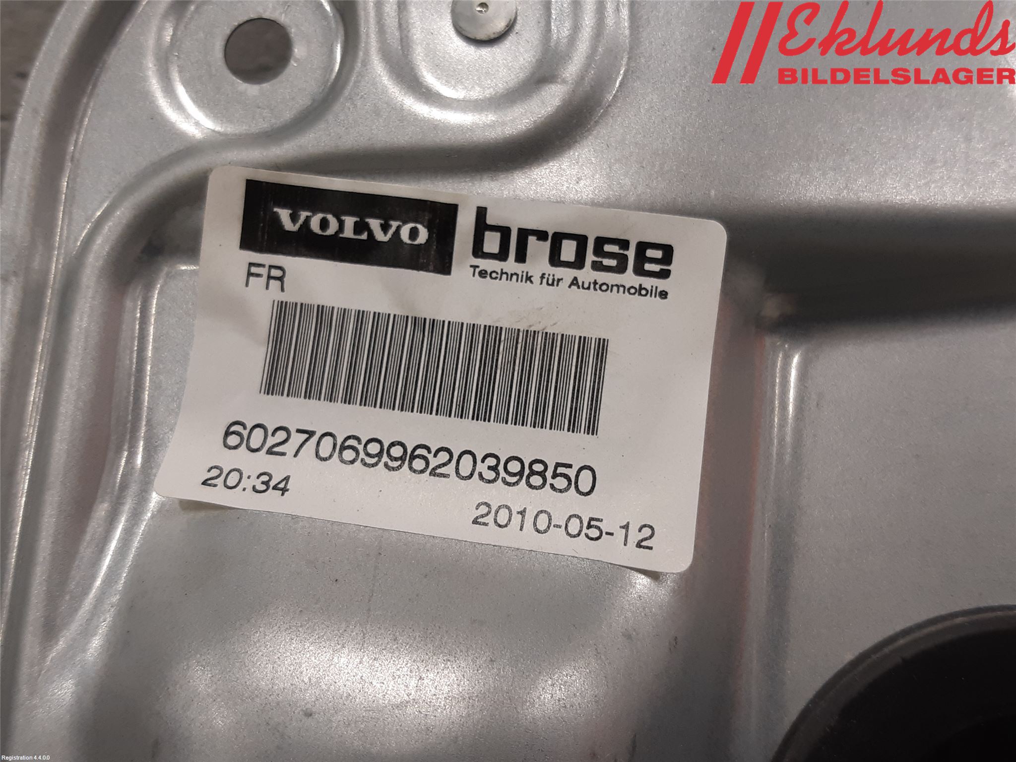 Volvo XC70 08-13 Fönsterhiss El Kompl