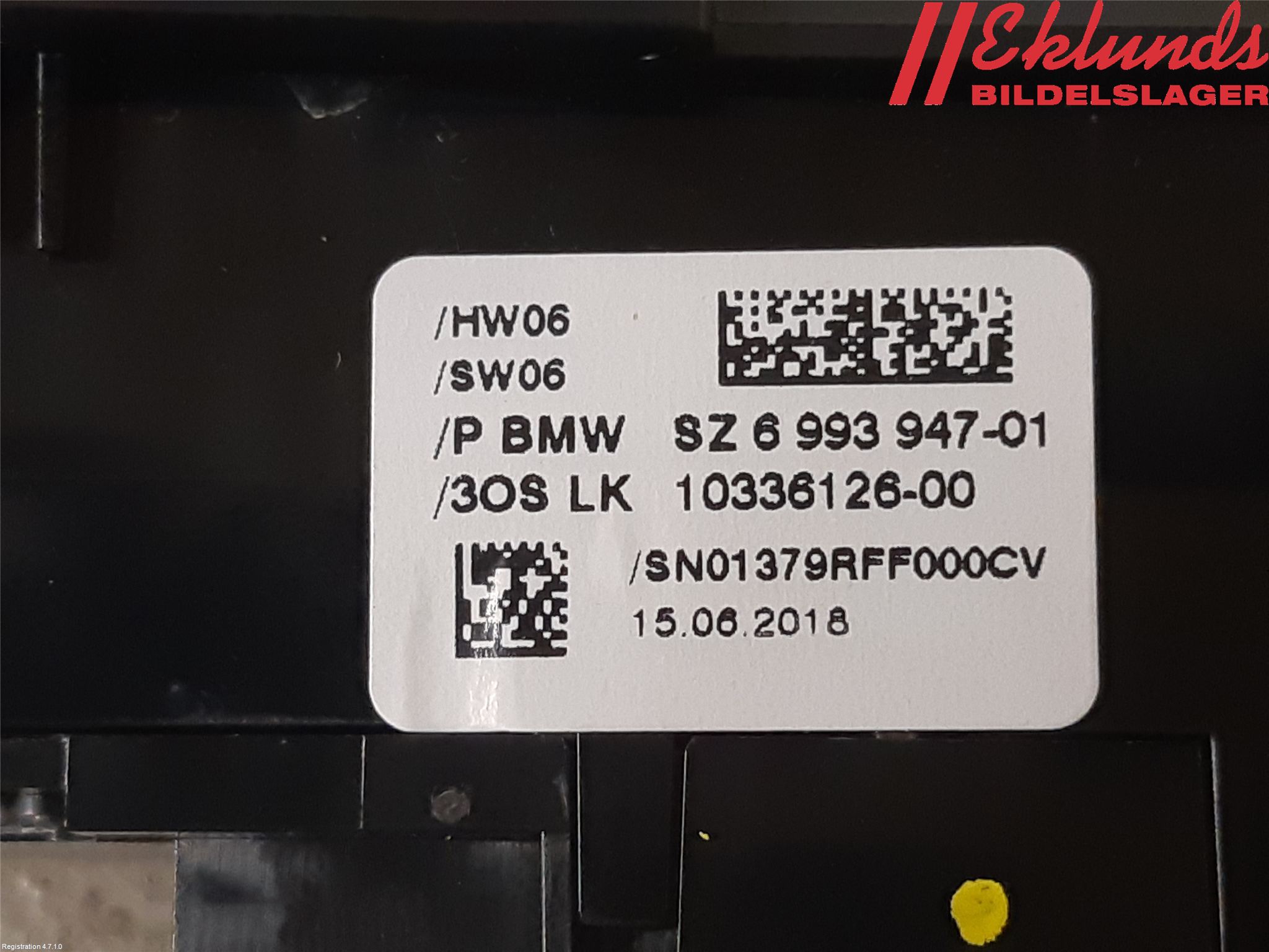 BMW X3 G01 18- Strömställare Multifunktion