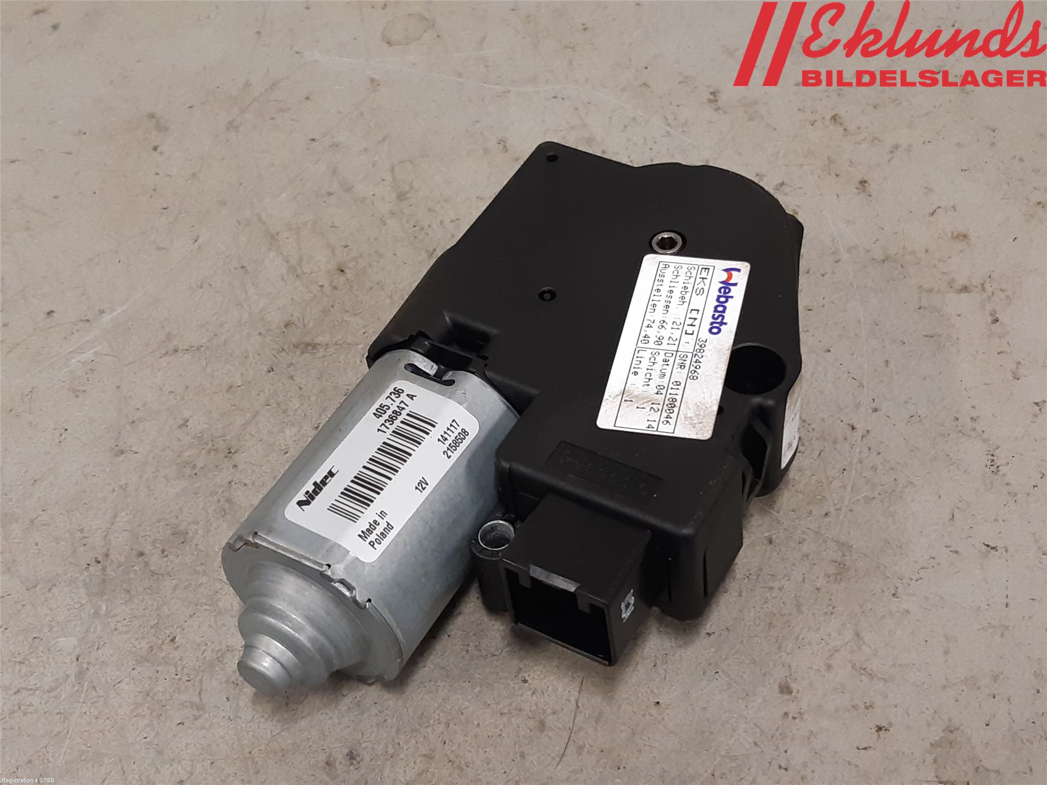 Volvo V60 14-18 Taklucksmotor