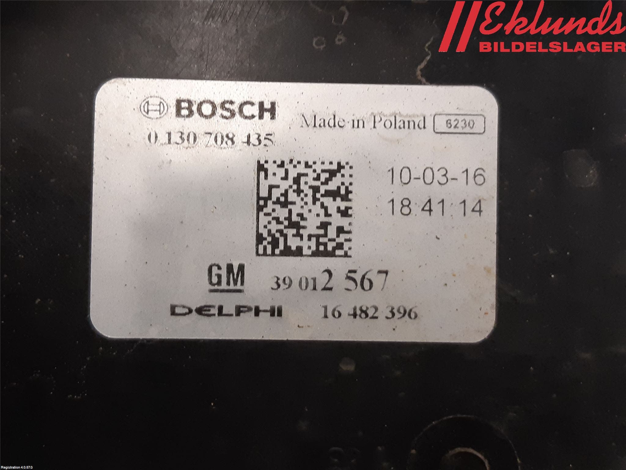 Opel ASTRA K 16-22 Kylfläkt El