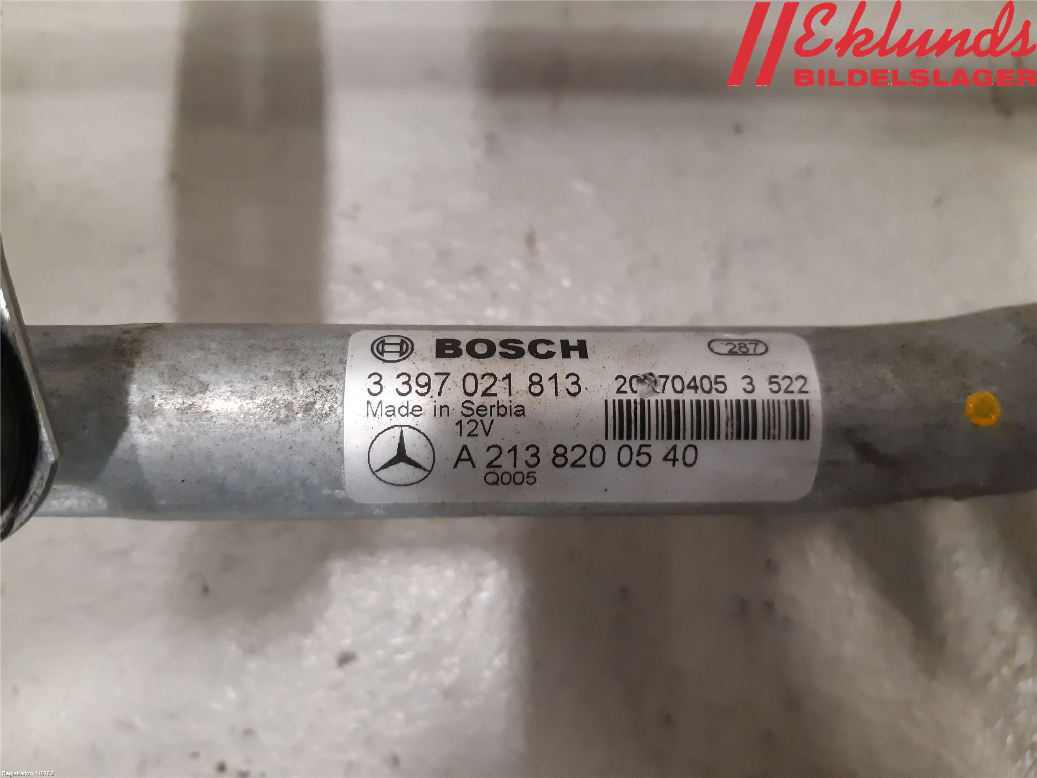 Mercedes-Benz MB E-KLASS (W213) 16-23 Torkarmekanism Vindruta