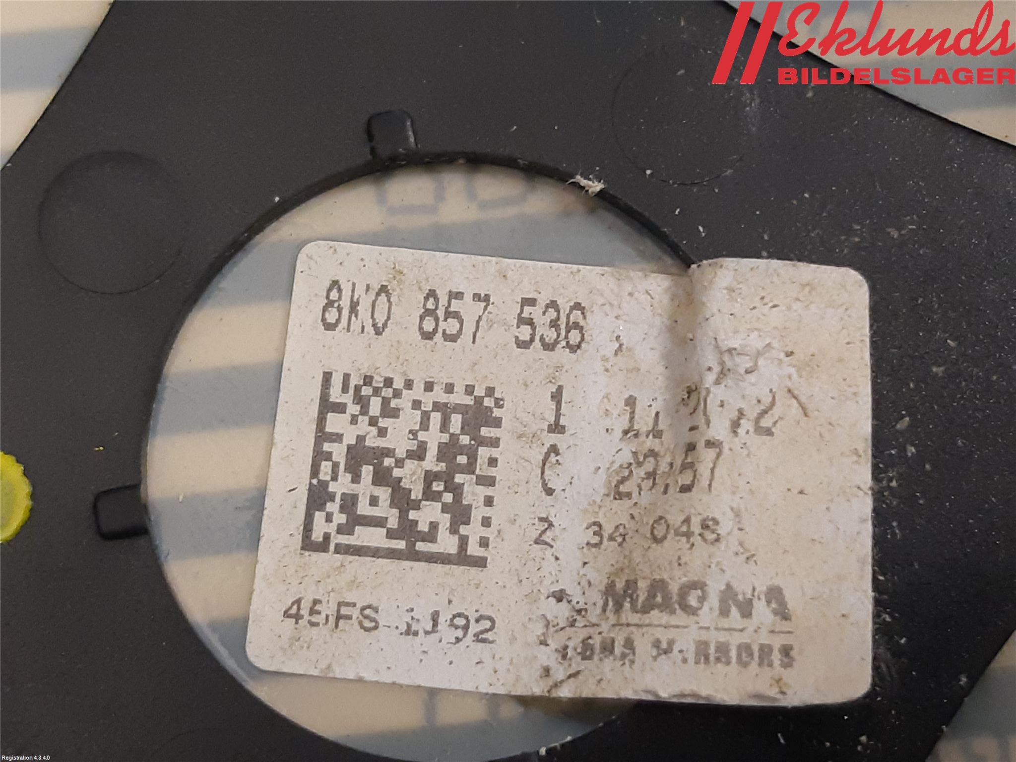 Audi A4/S4 08-11 Spegelglas Hö