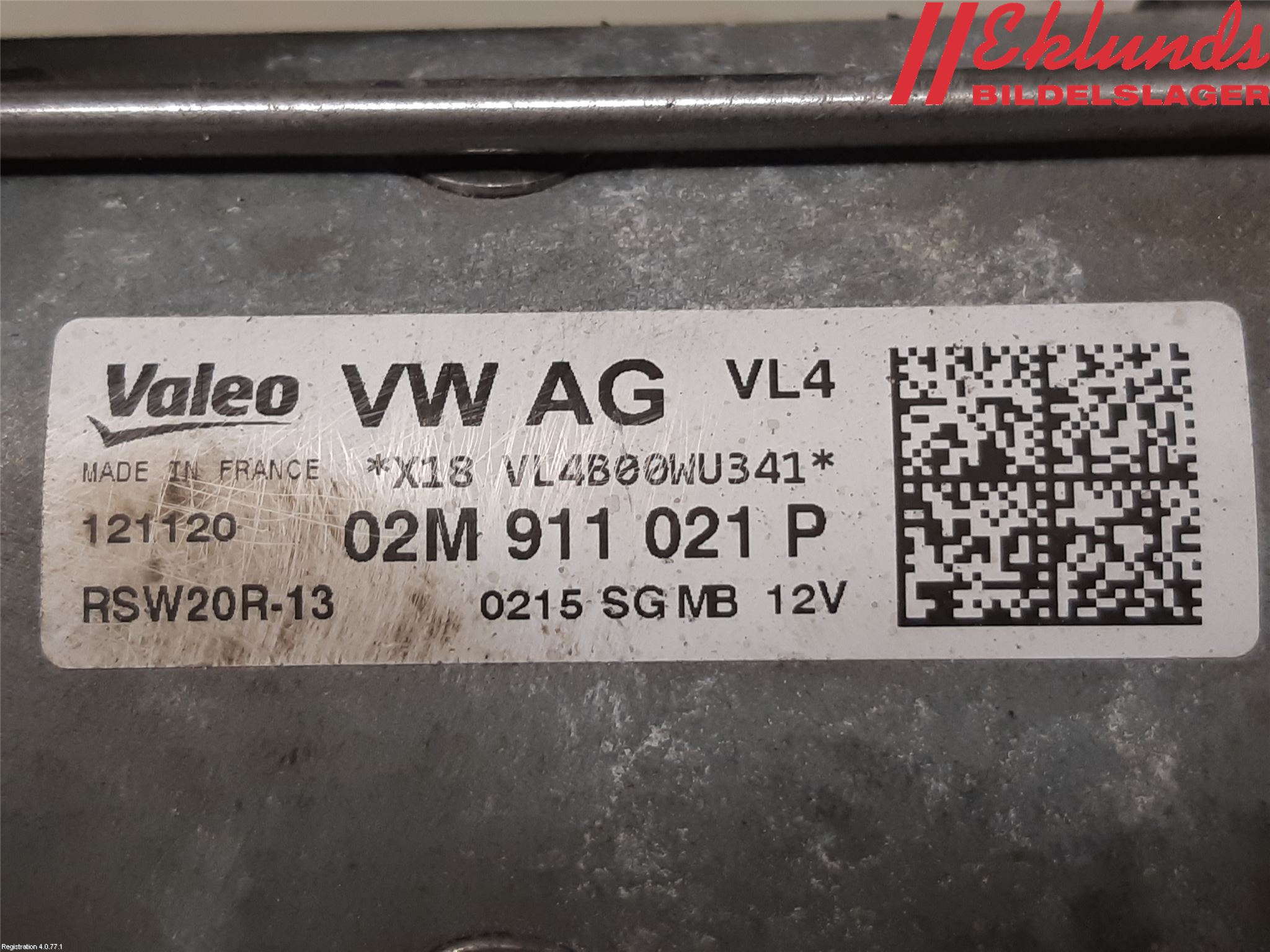 Volkswagen VW CRAFTER II / E-CRAFTER 17- Startmotor Diesel