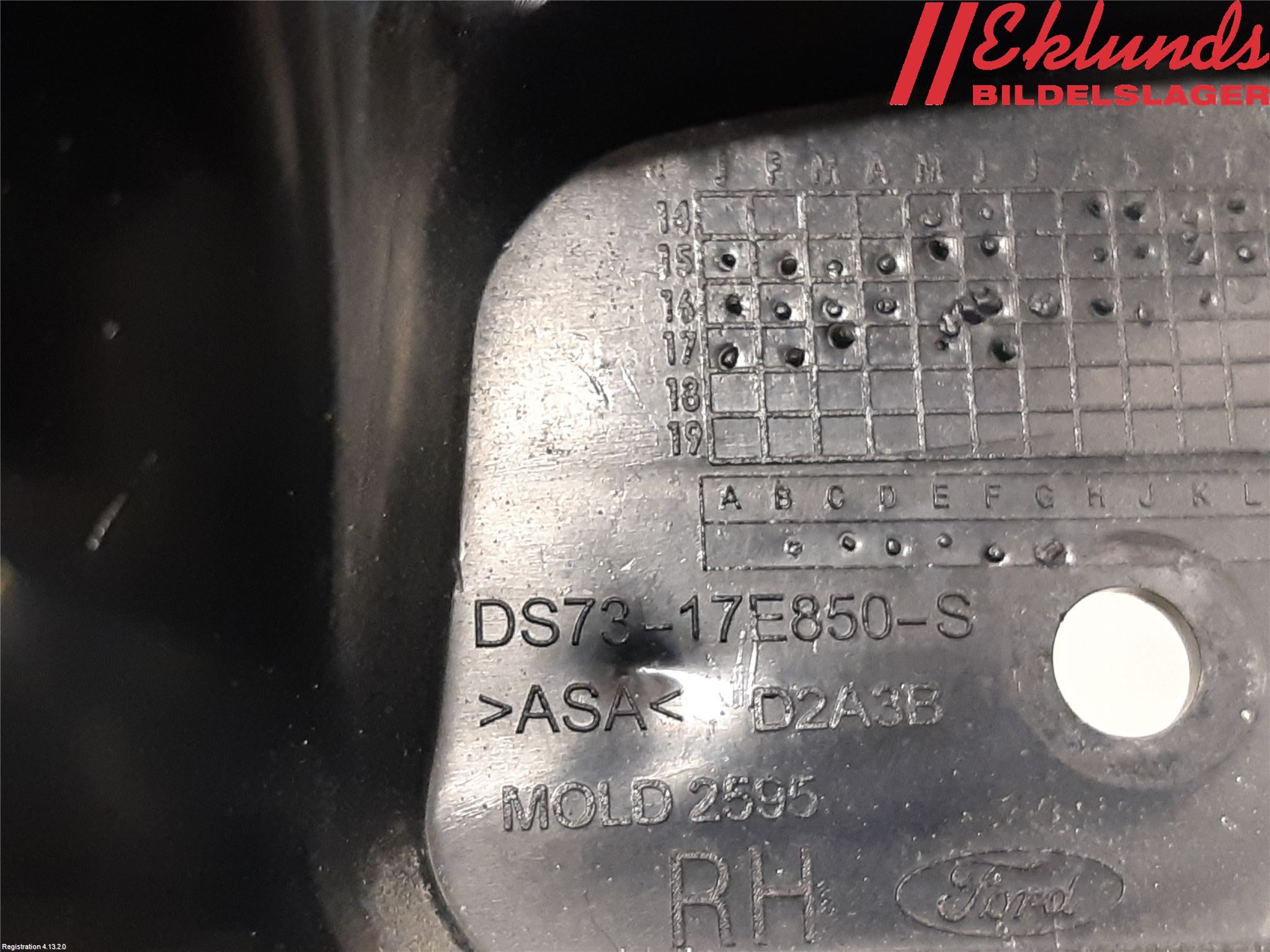 Ford MONDEO 15-22 Stötfångarfäste Bak Hö