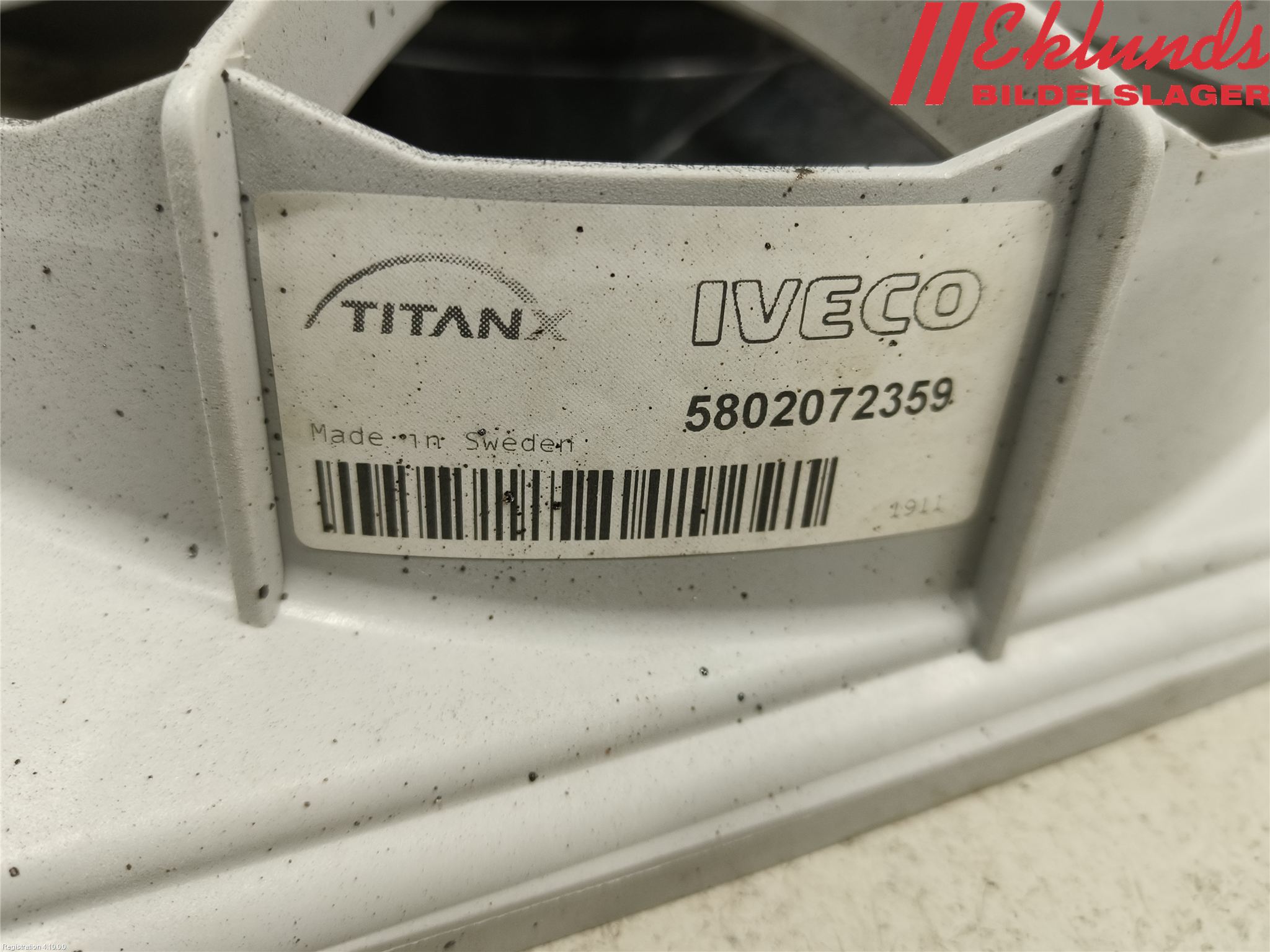 Iveco DAILY 14->> Kylfläkt El