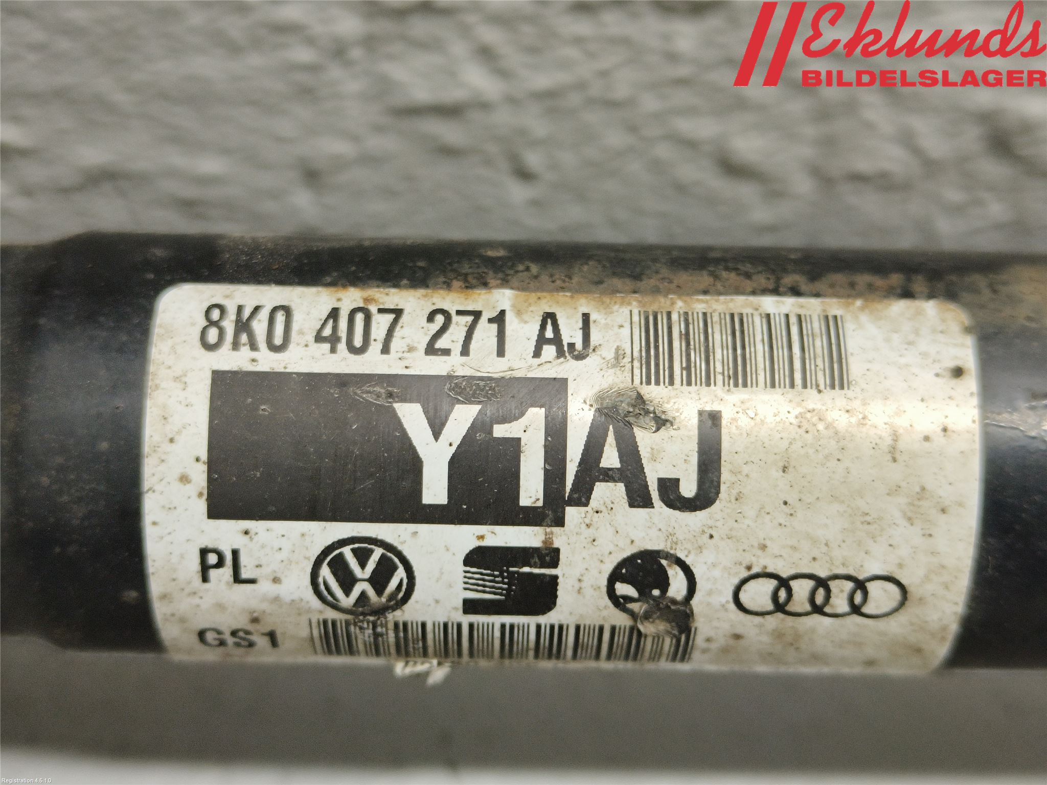 Audi A4 12-15 Drivaxel Fram Höger