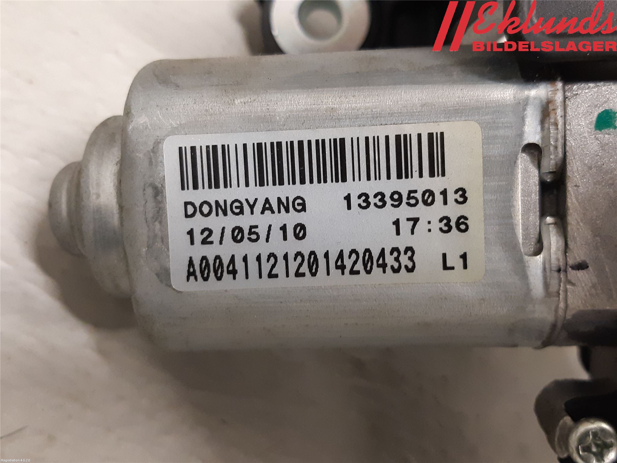 Opel ASTRA J 10-15 Torkarmotor Baklucka