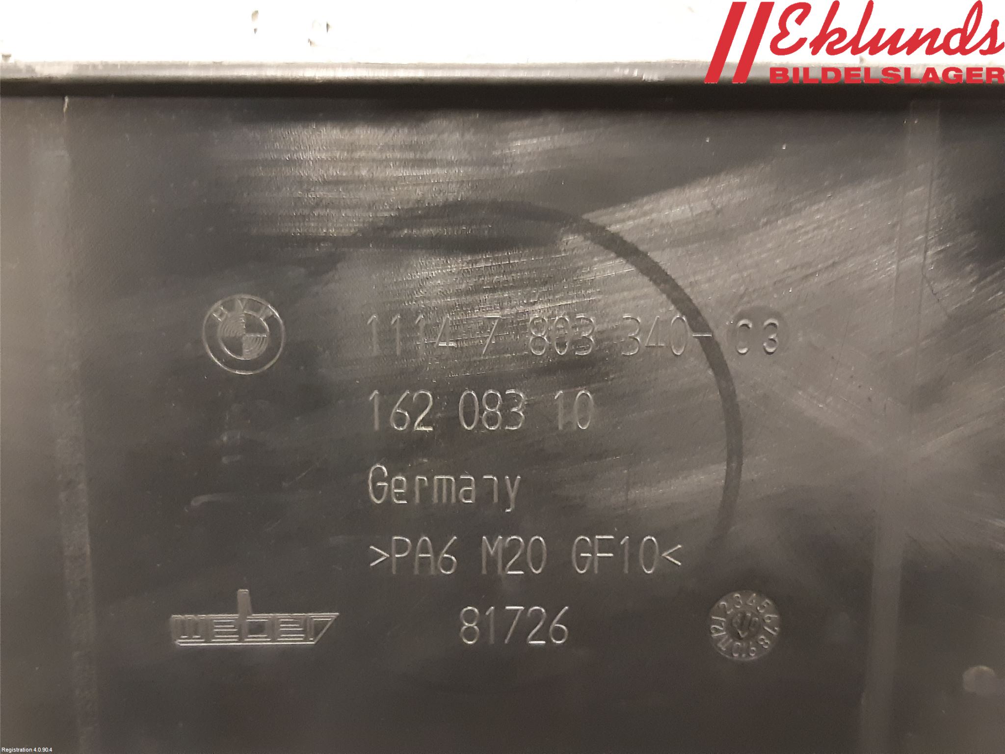 BMW 5 E60/61 Sed/Tou 02-10 Täckplast Front