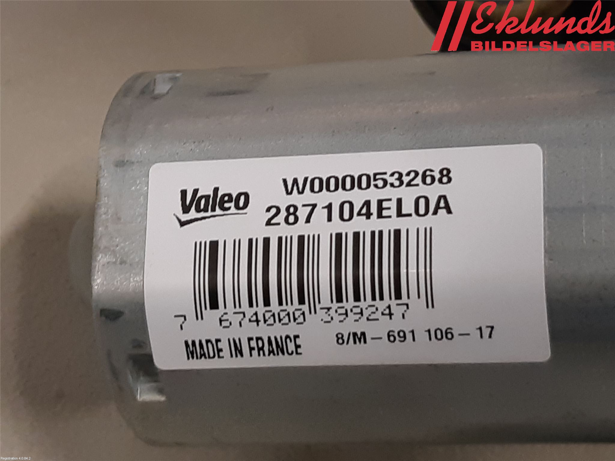 Nissan QASHQAI 14-17 Torkarmotor Baklucka