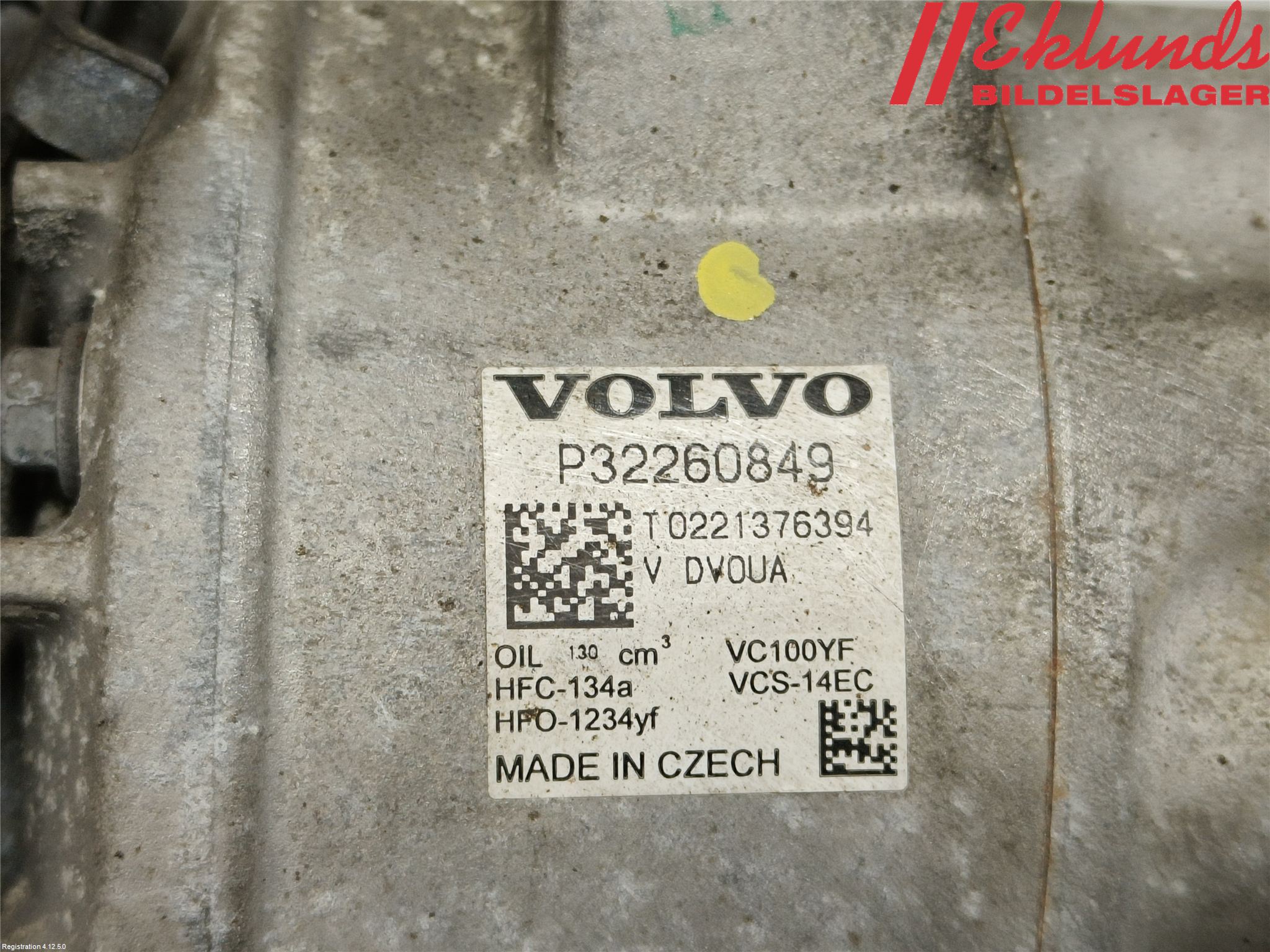 Volvo V60 CROSS COUNTRY 19- Ac Kompressor