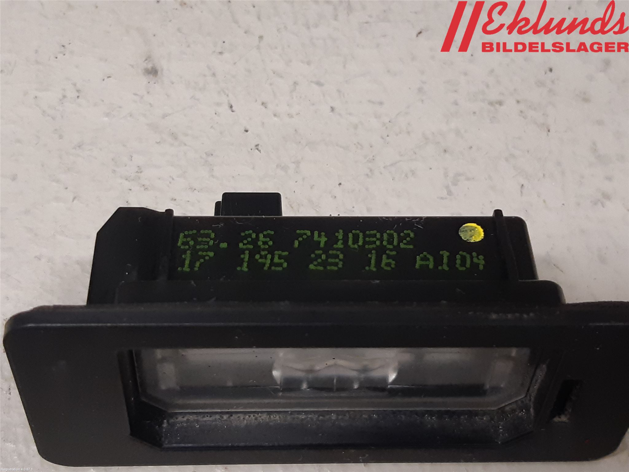 BMW 5 G30/G31/F90 17-23 Skylt Belysning