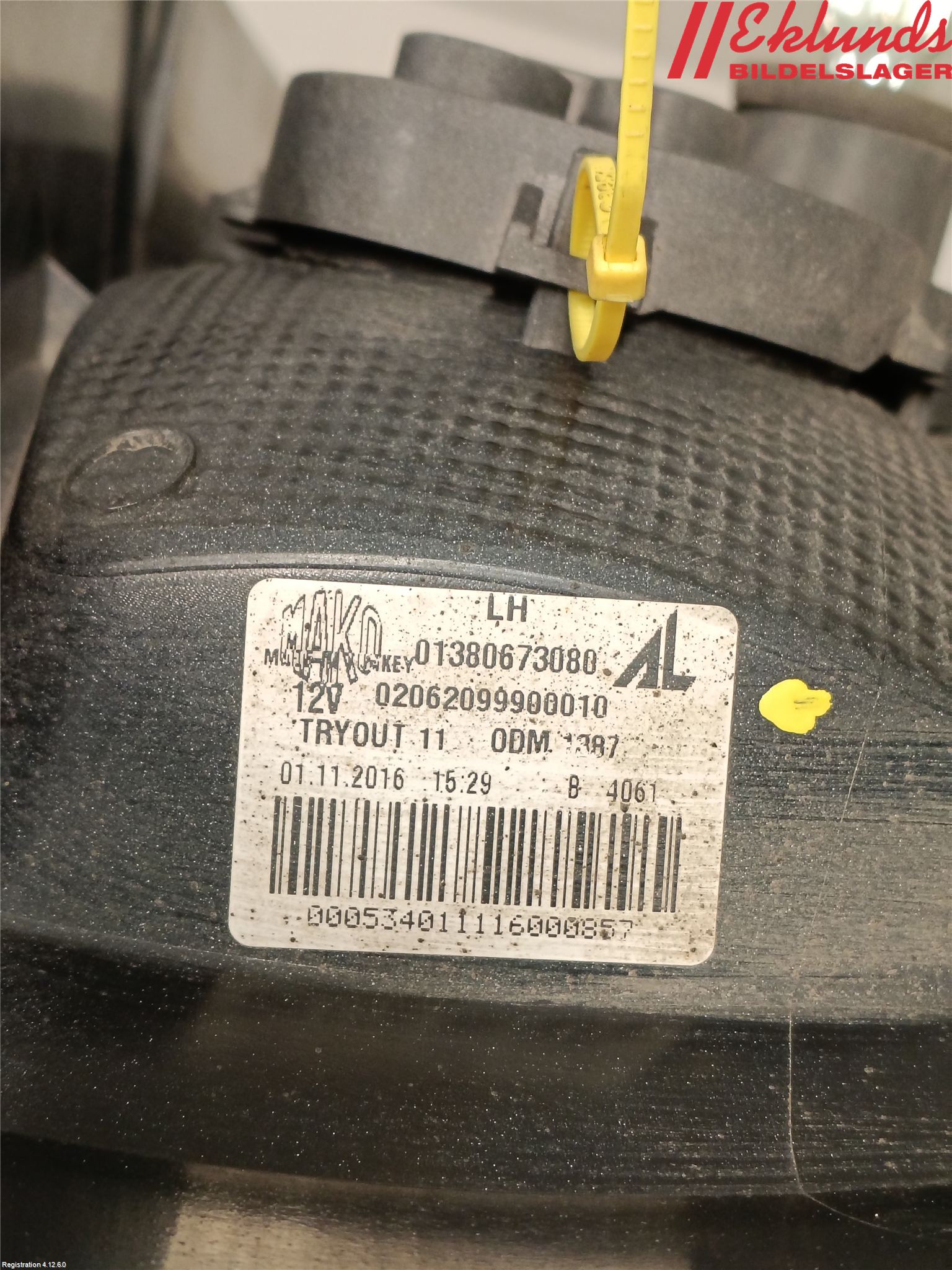 Citroen JUMPER/E-JUMPER 14- Bakljus Vänster