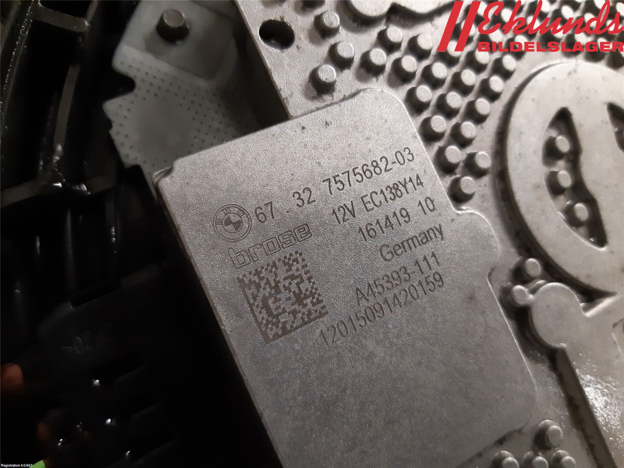 BMW 5 F10/F11/F18 09-17 Kylfläkt El