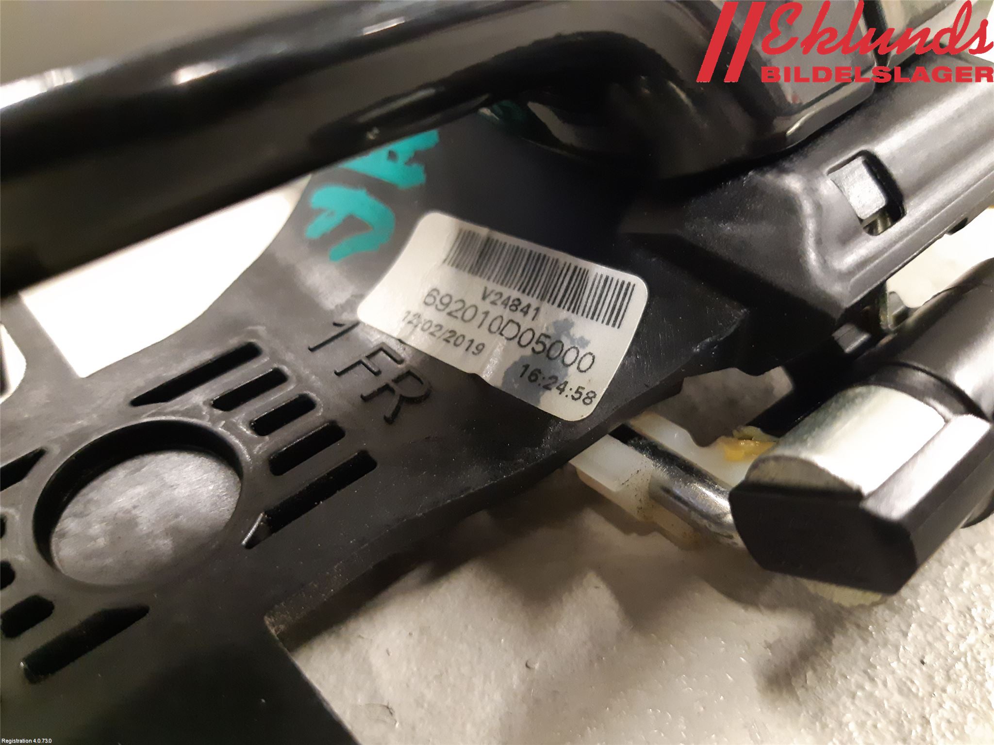 Toyota YARIS XP130 15-20 Dörrhandtag Yttre Hö