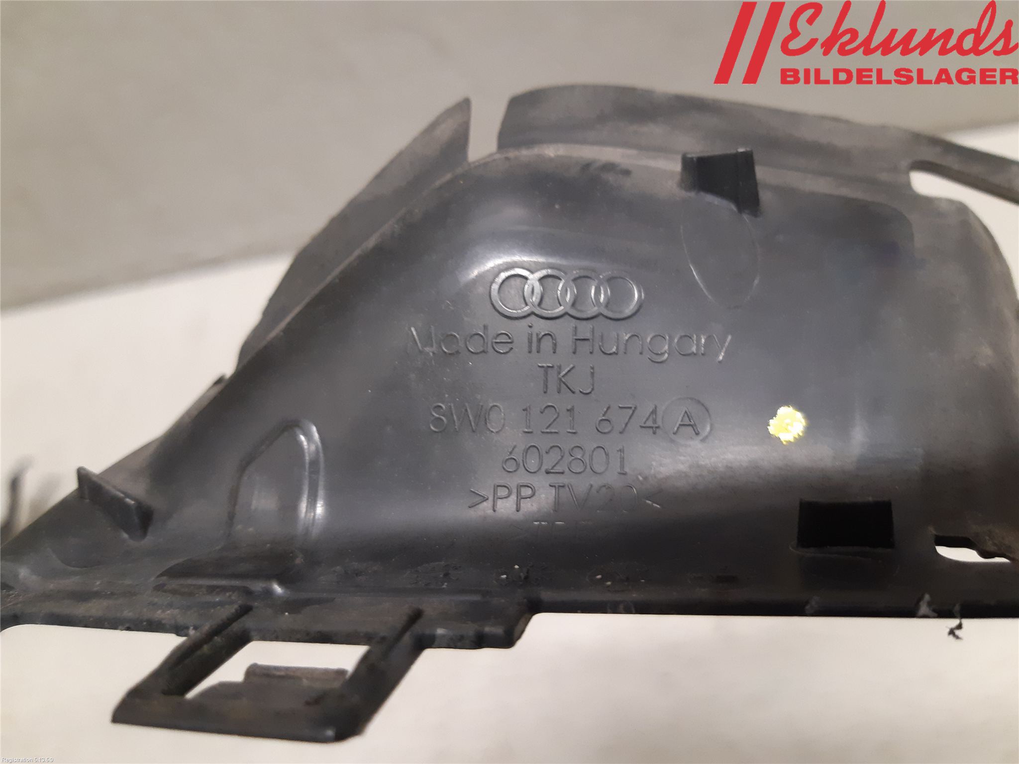 Audi A4/S4 B9 16-19 Deflektor Plåt-Plast Kylning