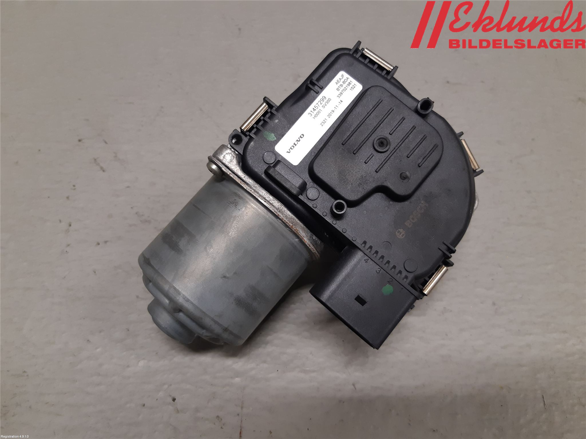 Volvo XC40/RECHARGE 18- Torkarmotor Vindruta