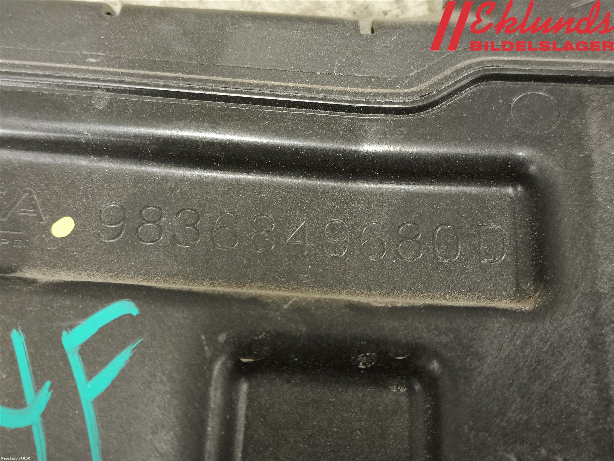 Peugeot 3008 17-24 Deflektor Plåt-Plast Kylning