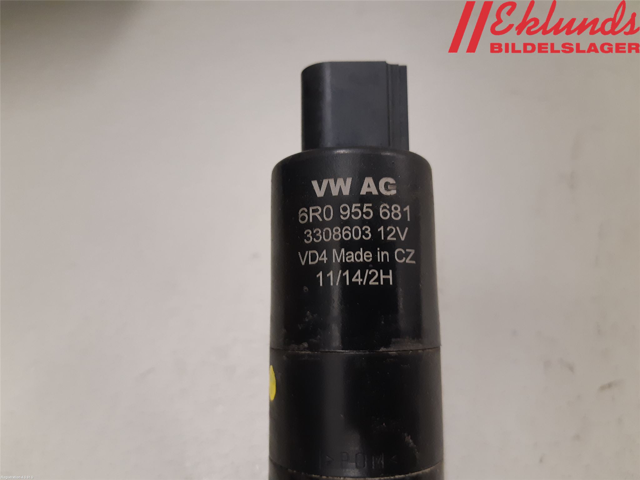 Volkswagen VW PASSAT 11-14 Spolarpump Högtryck