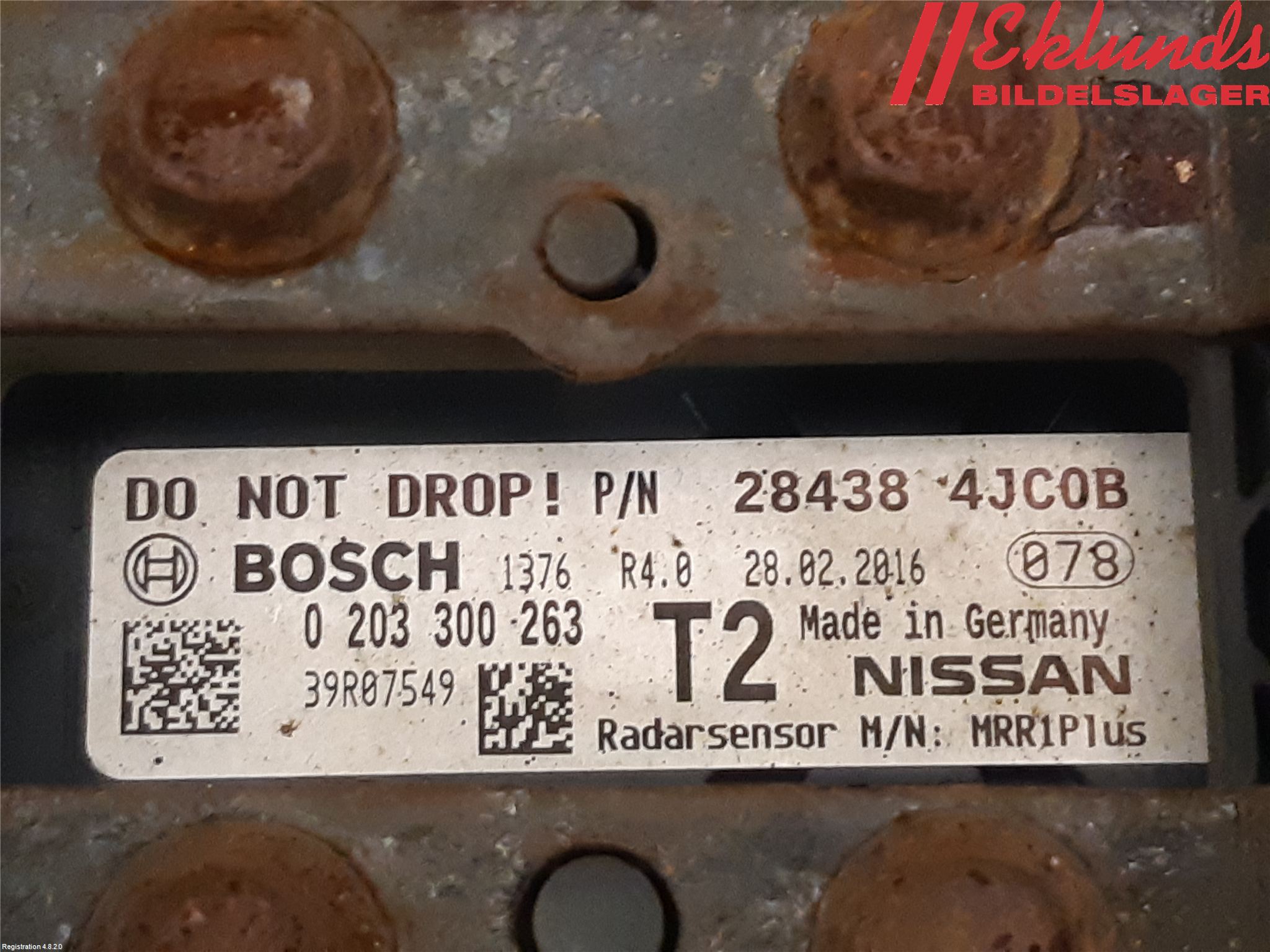 Nissan NAVARA 05-16 Sensor Aktivt Kollisionsskydd