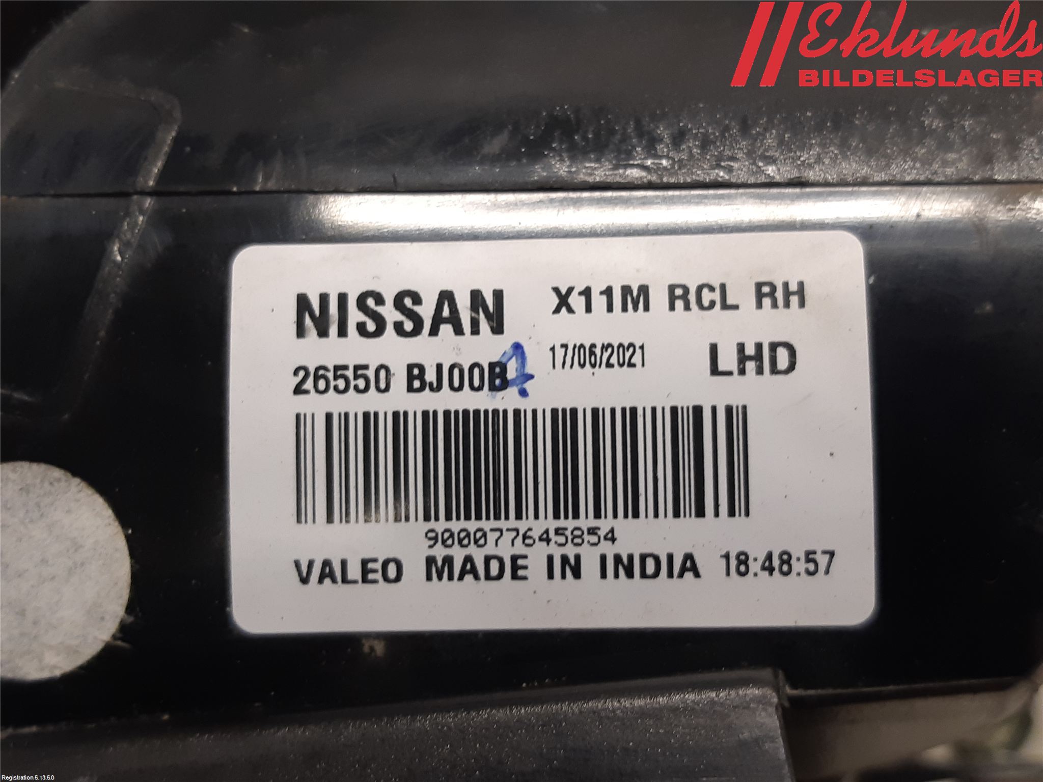 Nissan NV200/NV200 COMBI Bakljus Höger