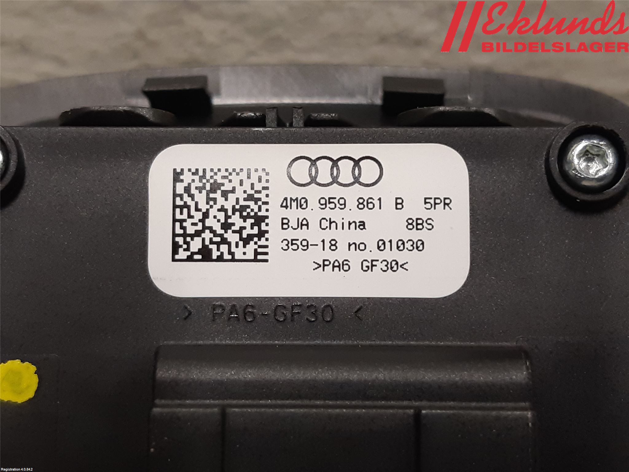 Audi Q7/SQ7 Strömställare Stolregler