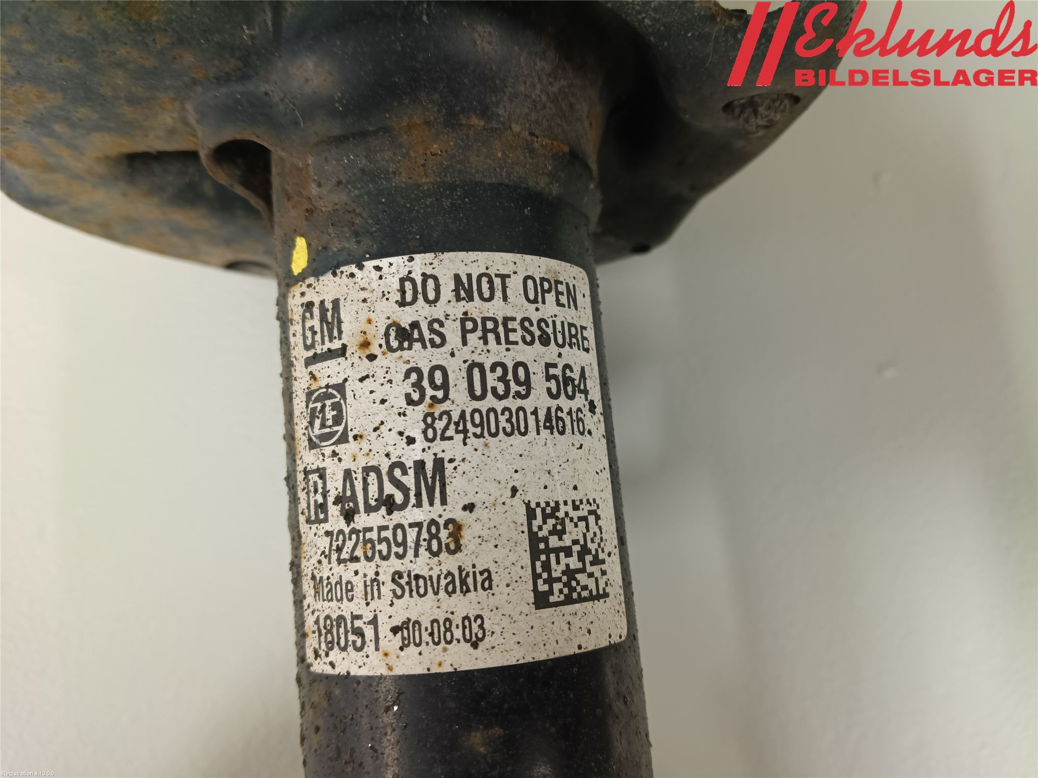 Opel ASTRA K 16-22 Fjäderben Fram Höger