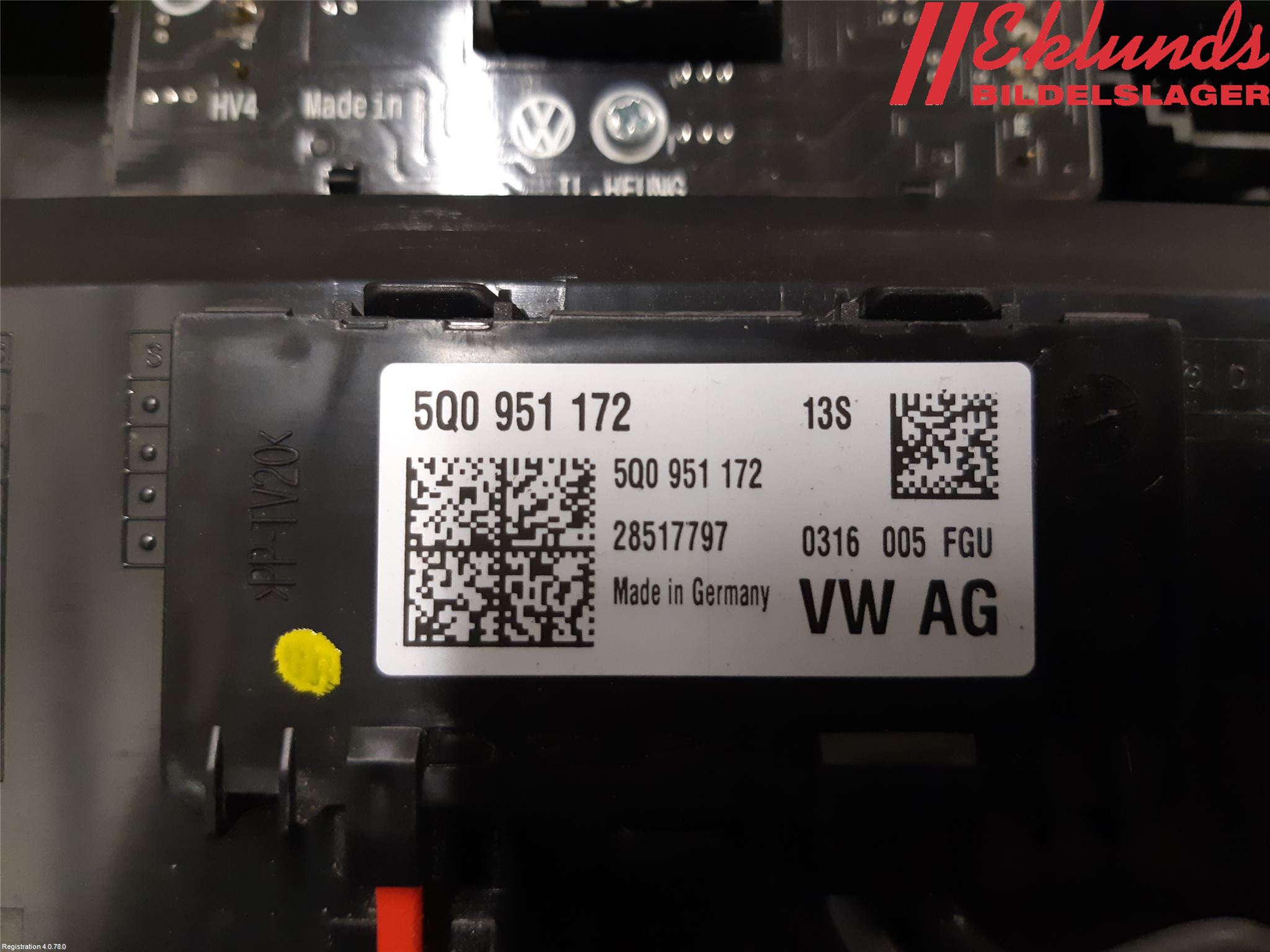 Volkswagen VW GOLF / E-GOLF VII 13-20 Innerbelysning