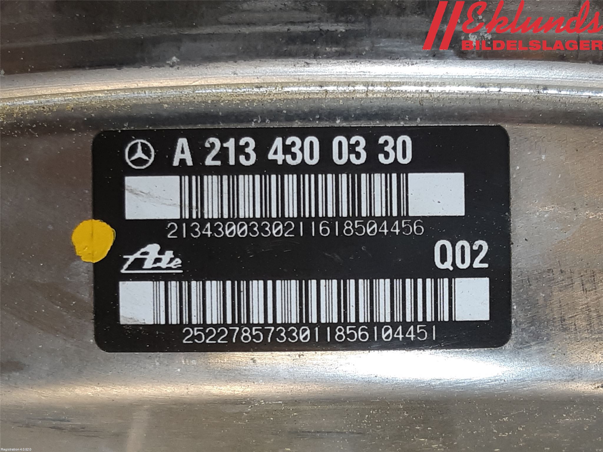 Mercedes-Benz MB E-KLASS (W213) 16-23 Bromsservo