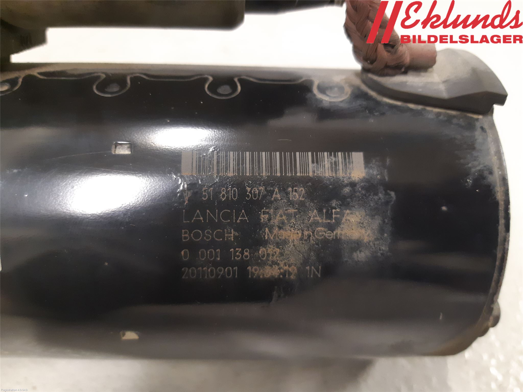 Peugeot BIPPER Startmotor Diesel