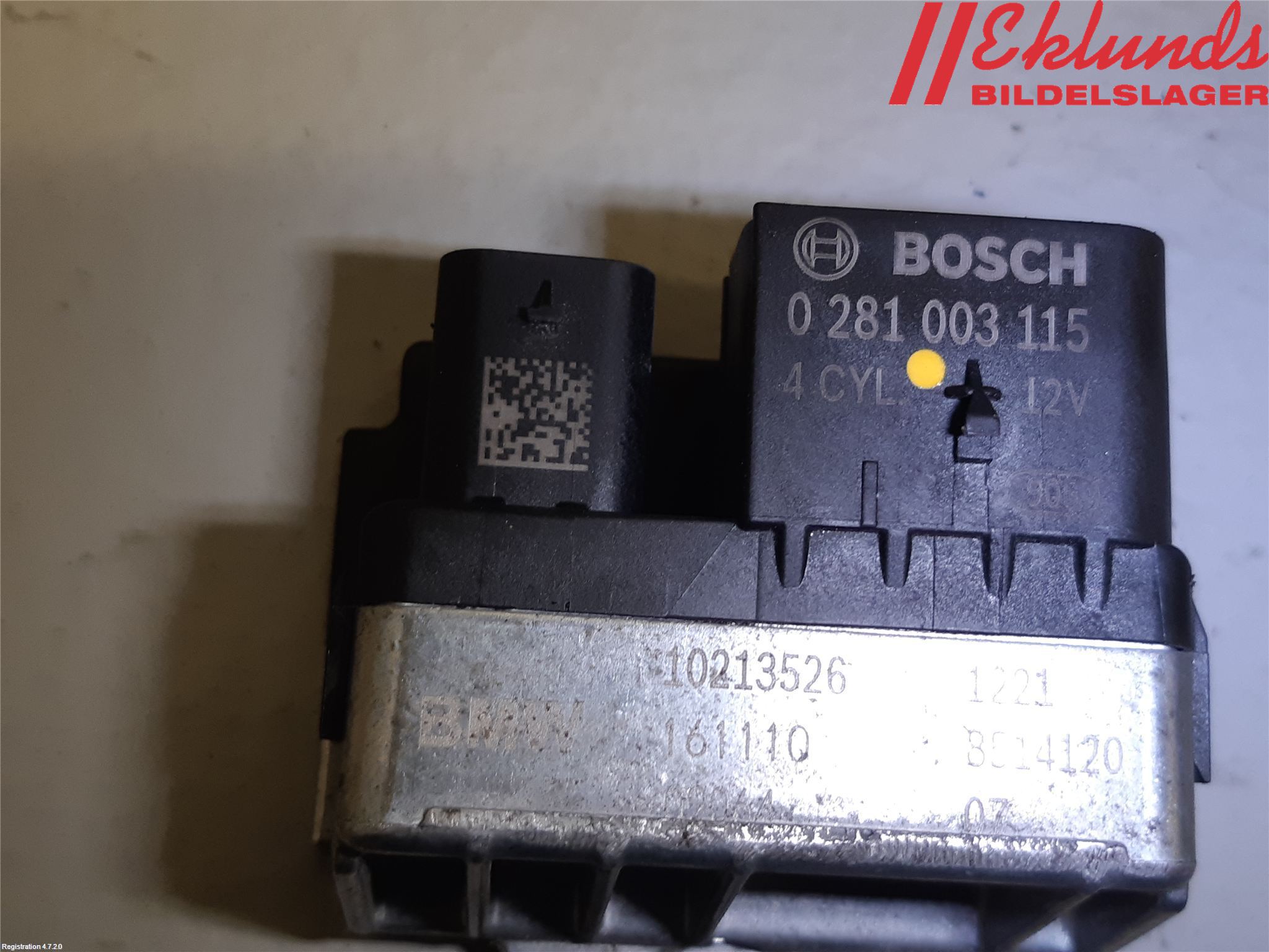 BMW 1 F20/F21 11-19 Relä Glödning Diesel