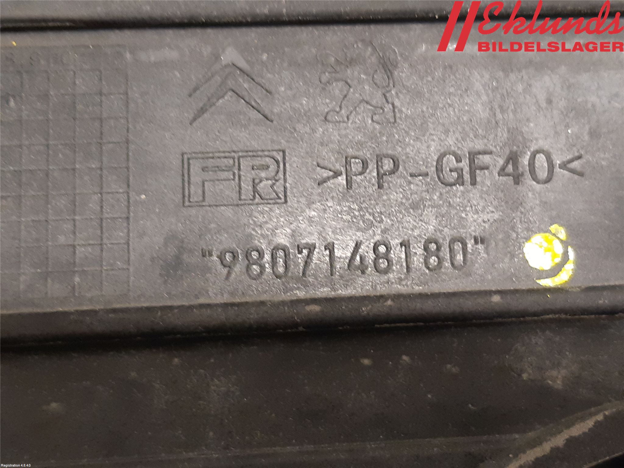 Peugeot 308 14-21 Frontplåt