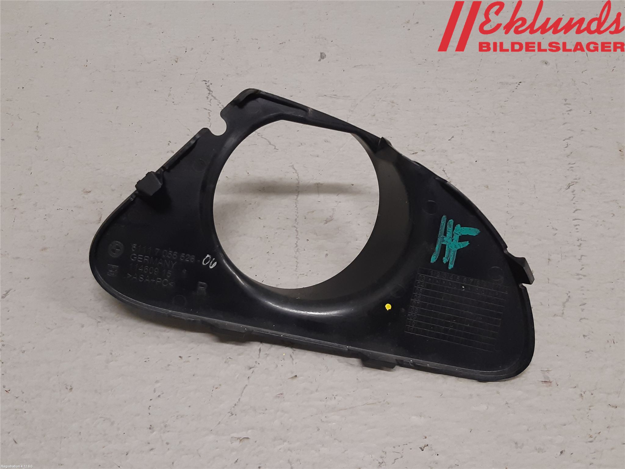 BMW 6 E63/64    02-10 Dimljussarg Fram