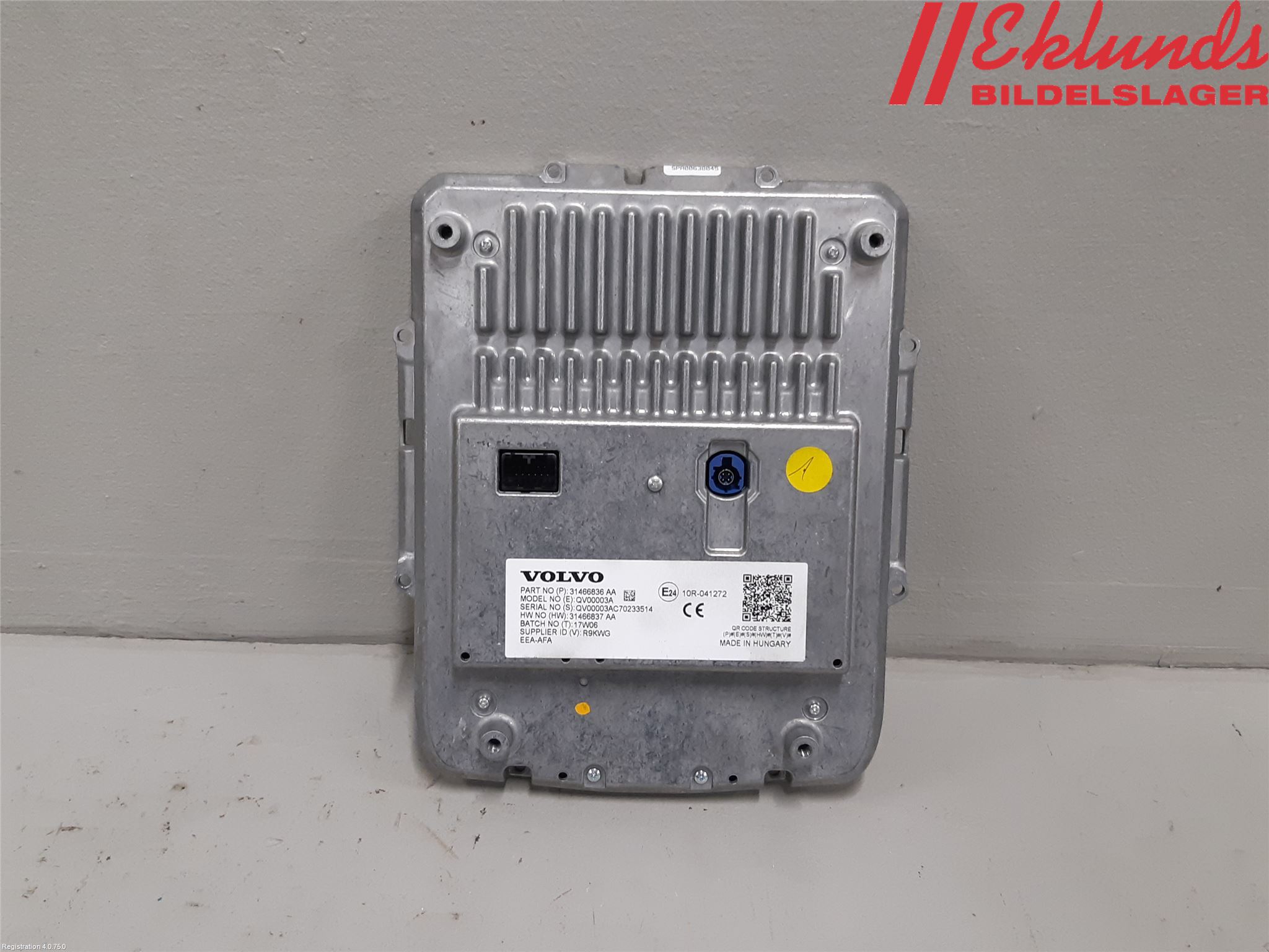 Volvo V90 17->> Multifunktionsdisplay