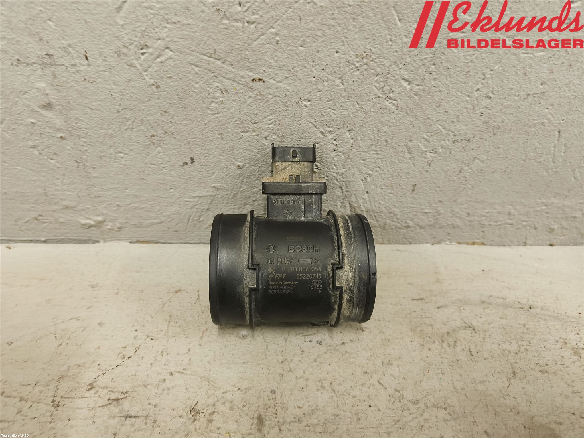 Citroen NEMO Injluftmassamätare