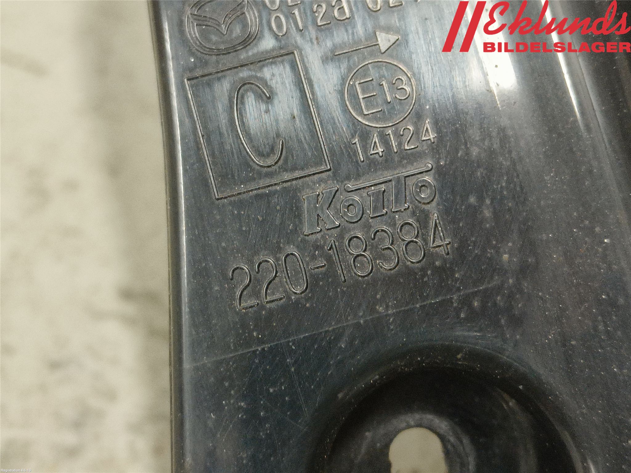 Mazda 2 (DJ) 15-22 Bakljus Höger