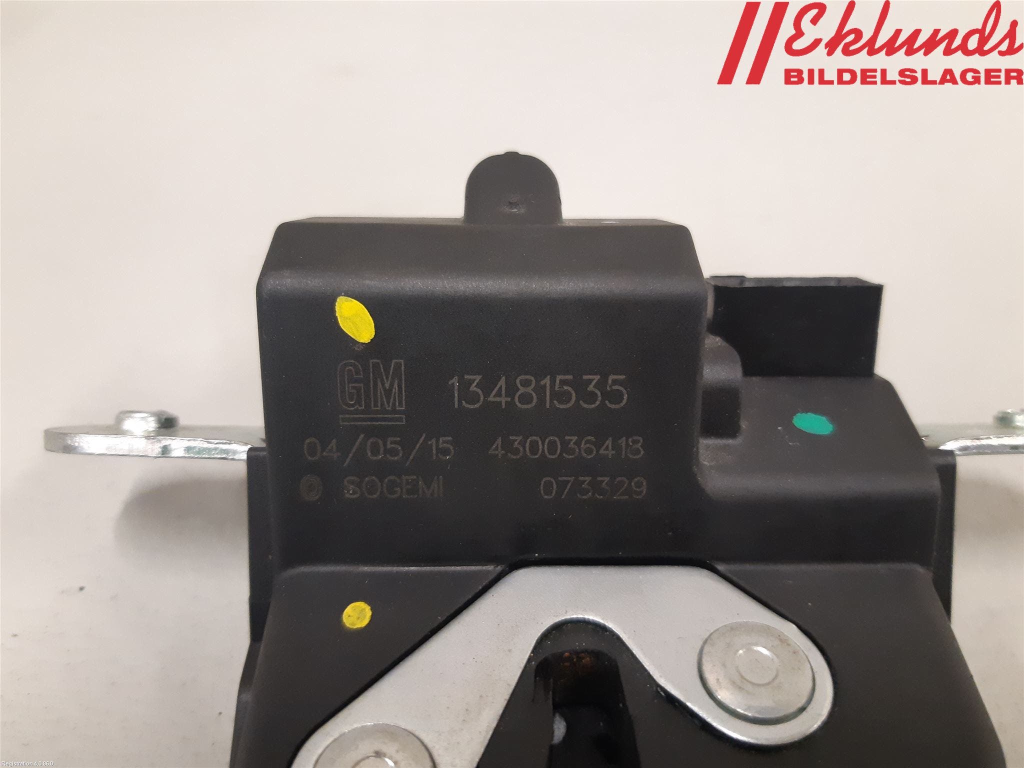 Opel CORSA E 15-19 Låskista Baklucka