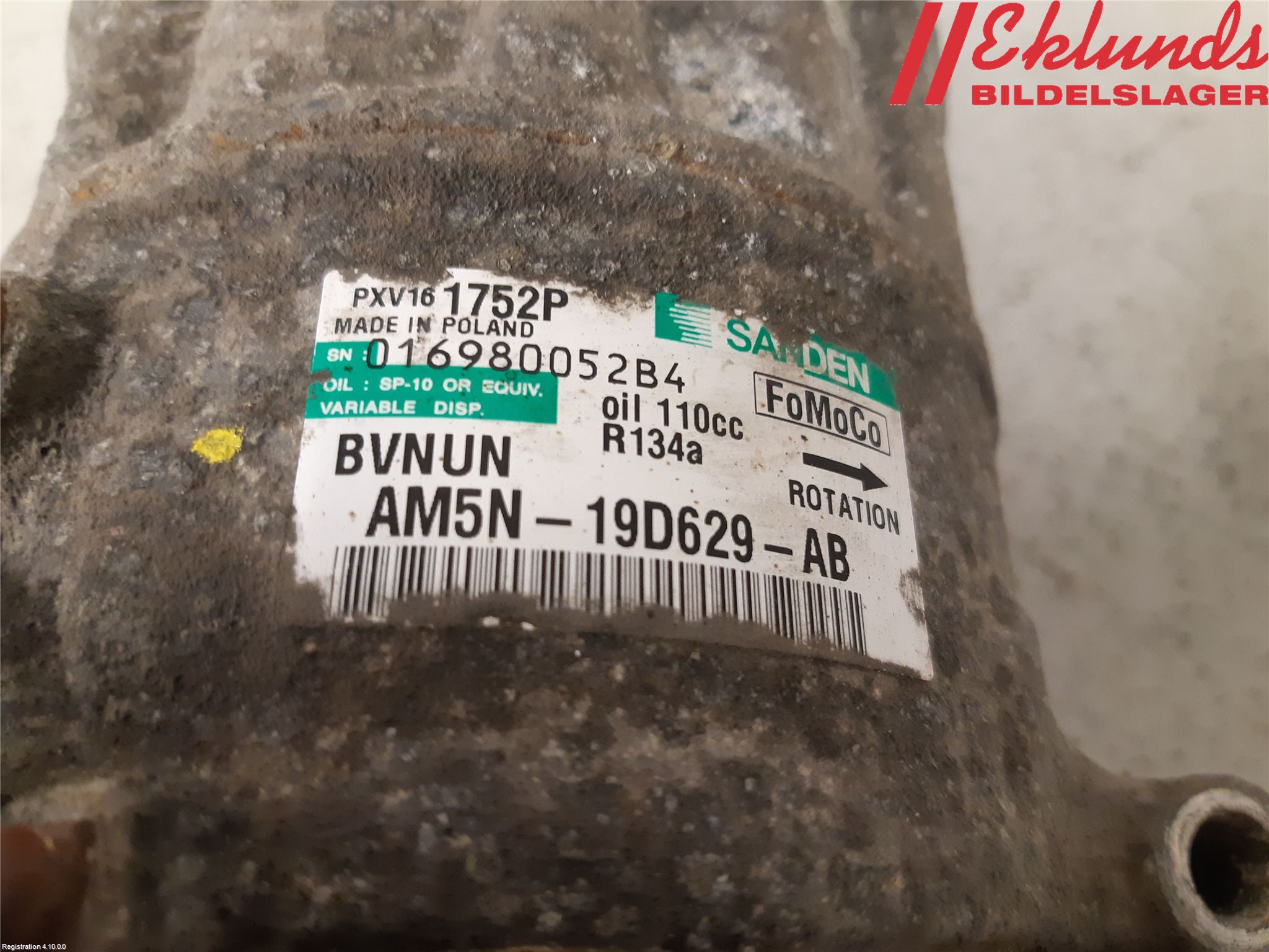 Ford MONDEO 07-15 Ac Kompressor