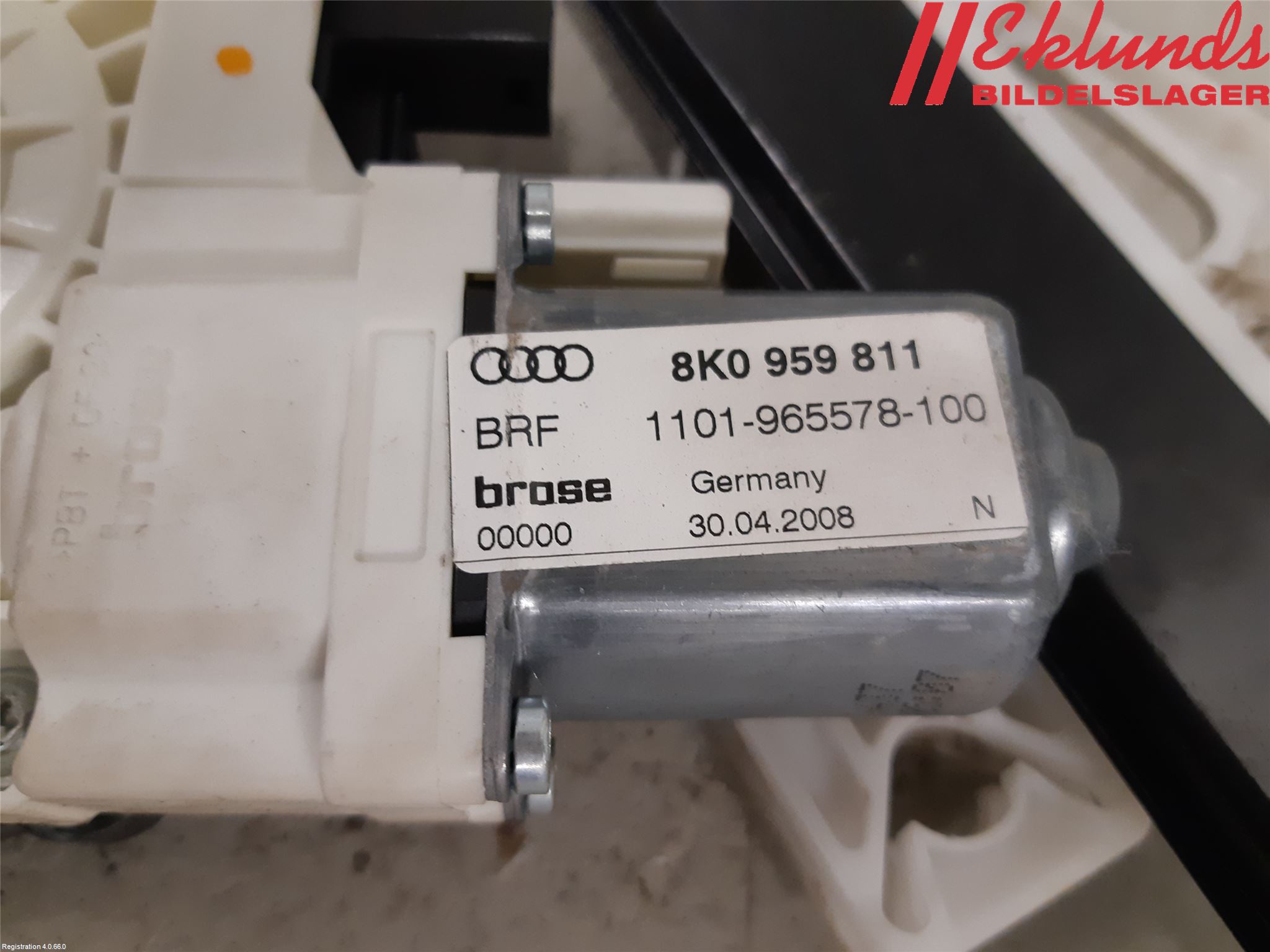 Audi A4/S4 08-11 Fönsterhiss El Kompl