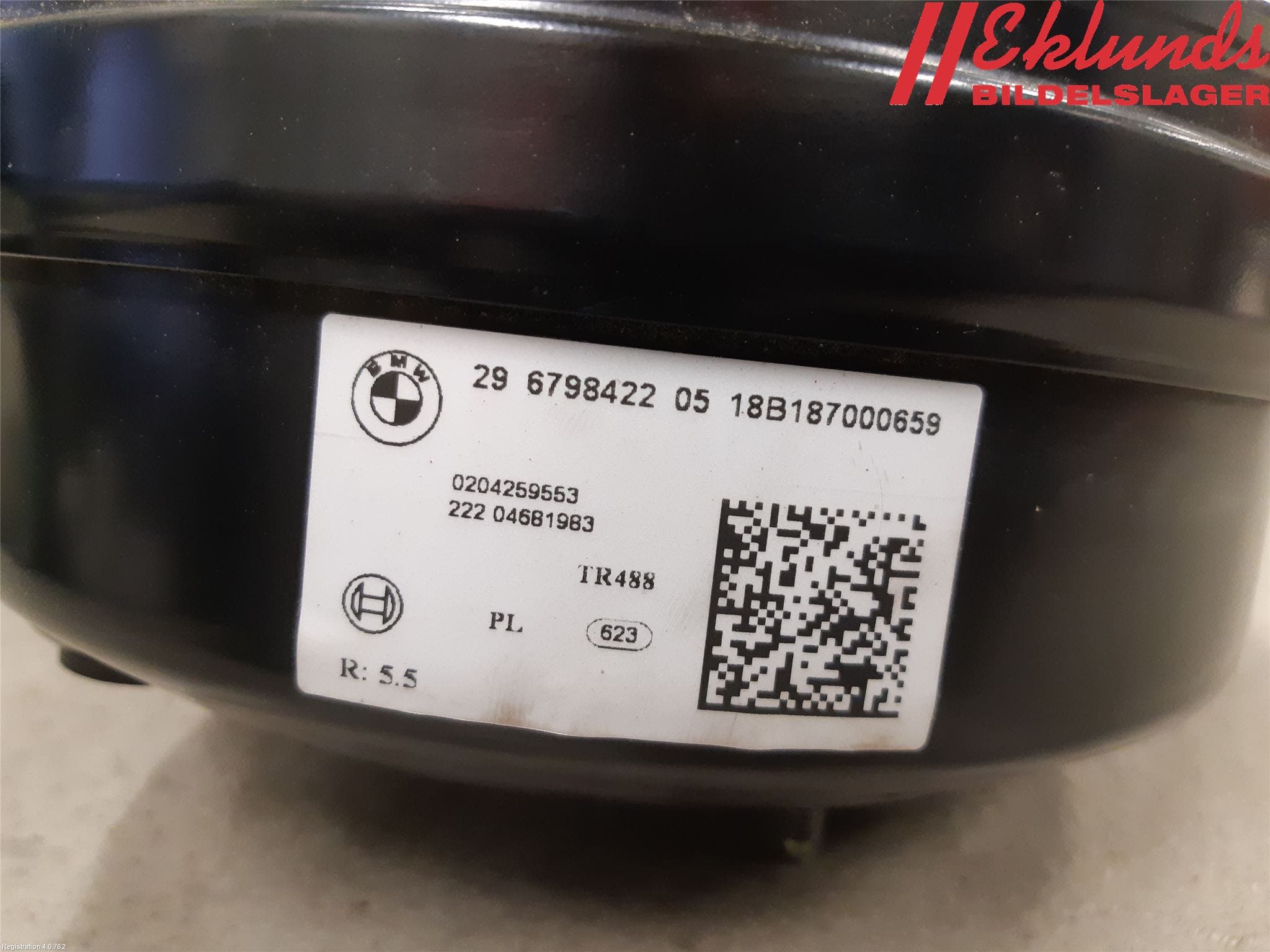 BMW 3 F30/F31/F80 12-19 Bromsservo