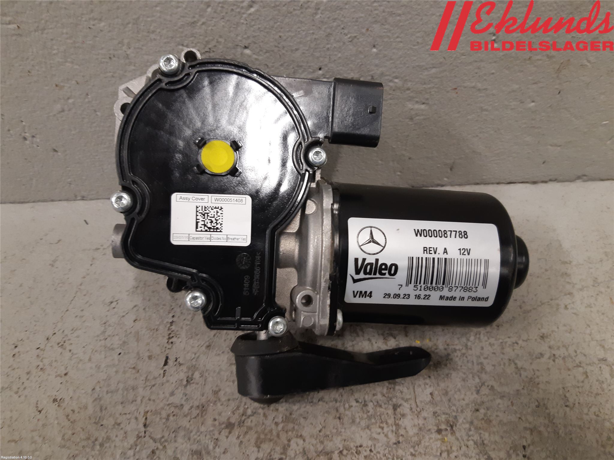 Mercedes-Benz MB SPRINTER (W907/W910) 19- Torkarmotor Vindruta