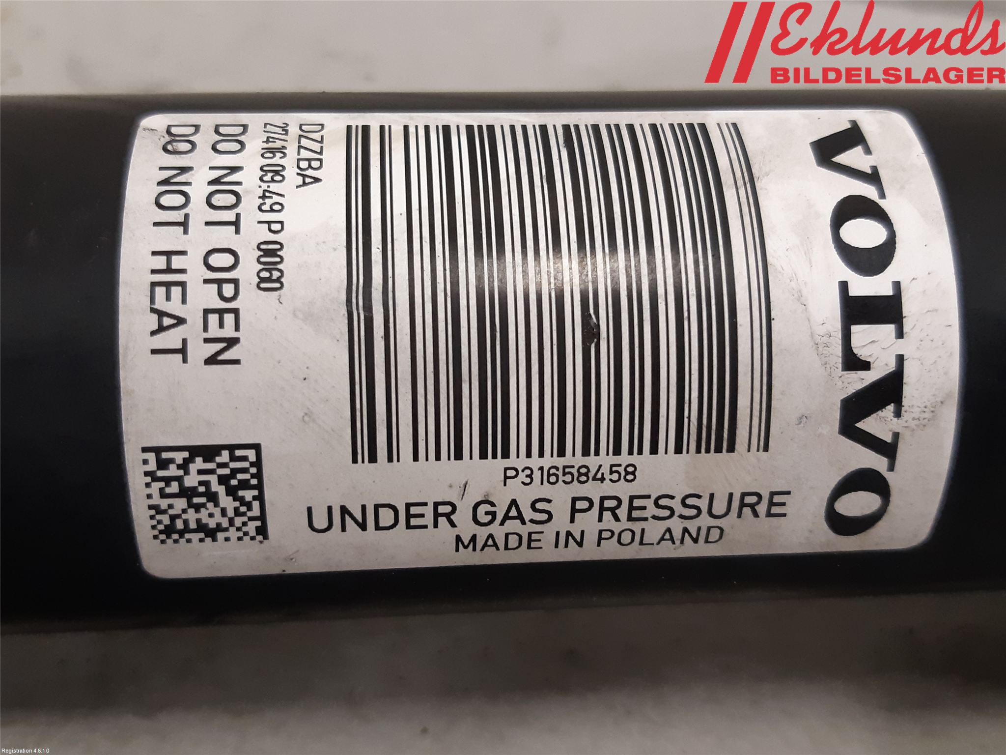 Volvo XC90/RECHARGE 16- Fjäderben Fram Vänster