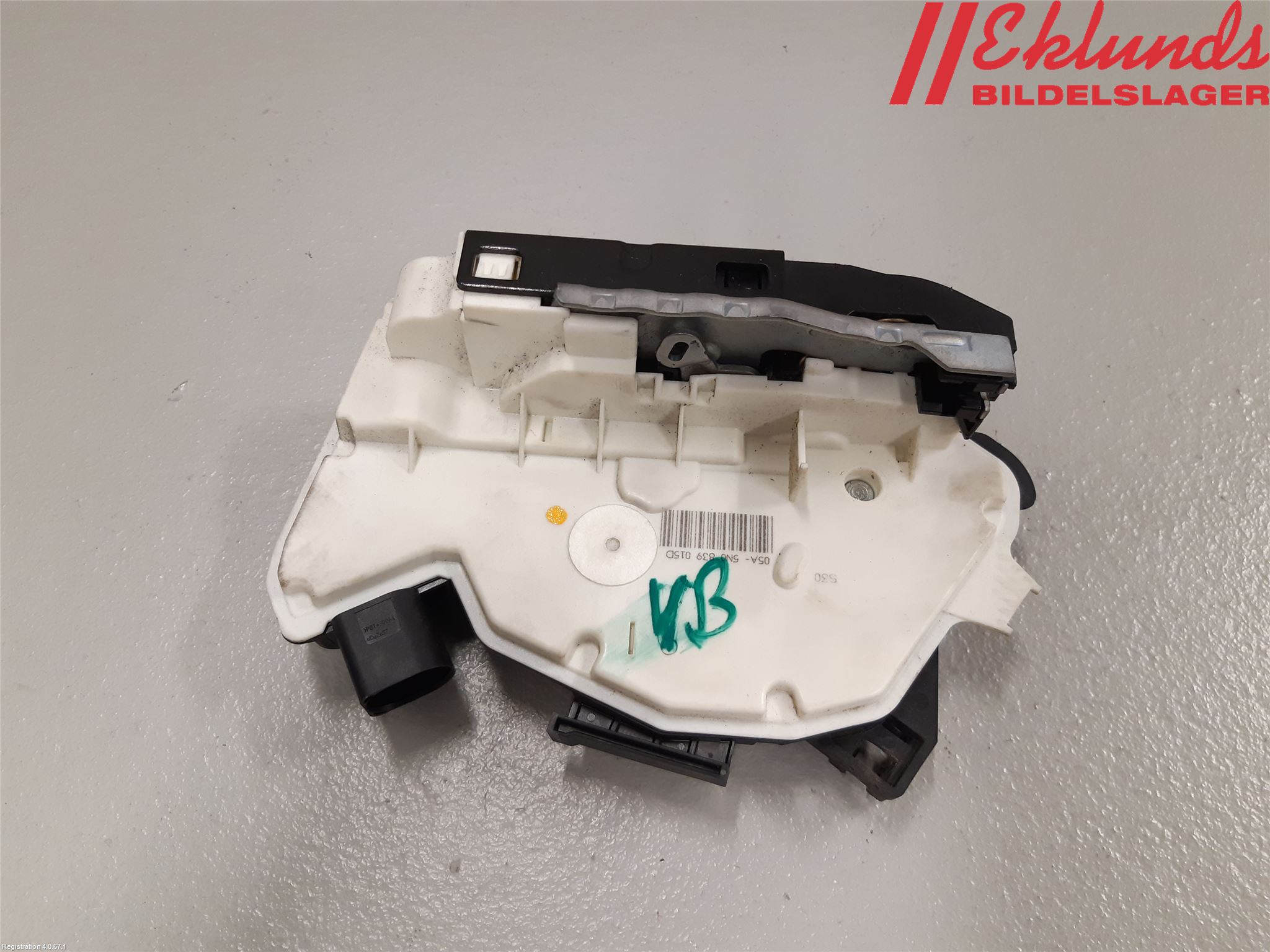 Skoda FABIA 07-14 Låskista-Dörrlås