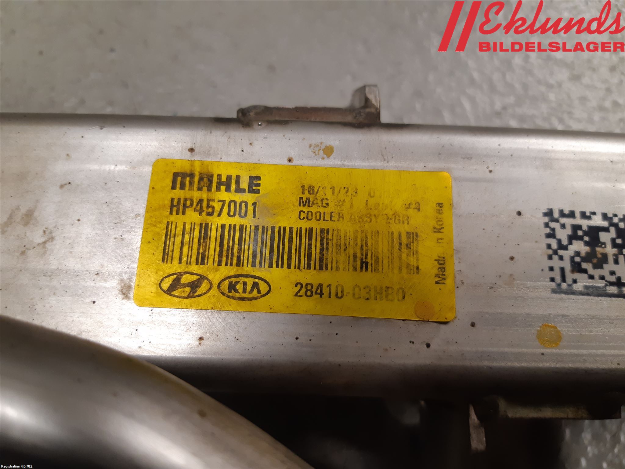 Kia NIRO (DE) 17-22 Avgaskylare