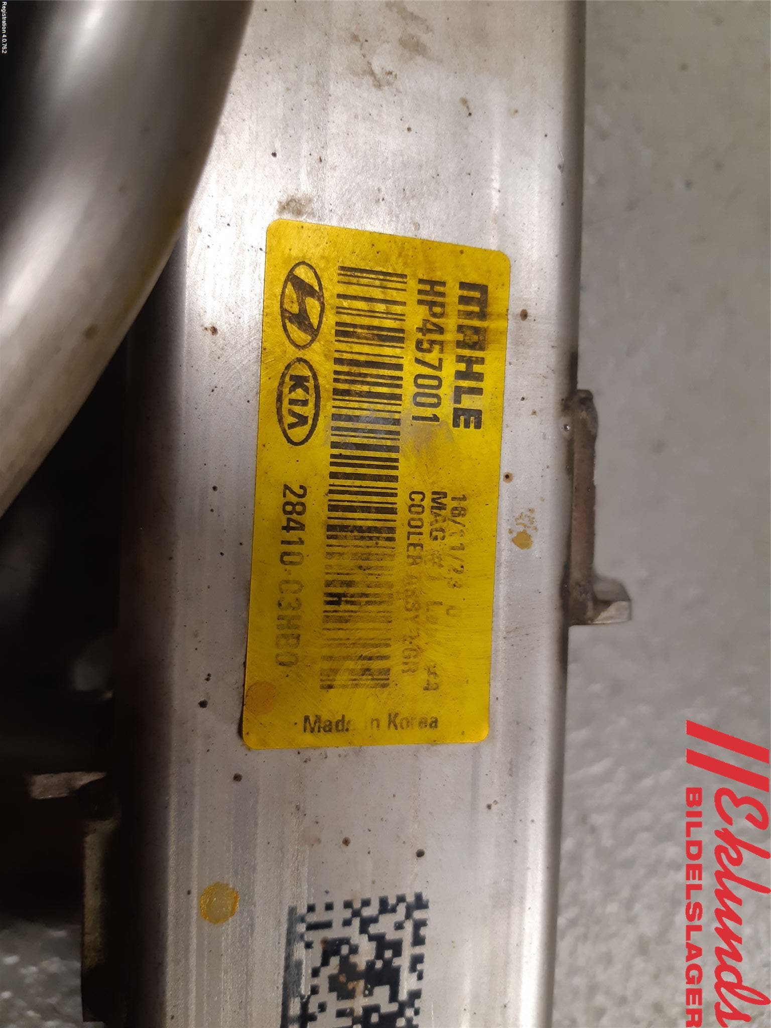 Kia NIRO (DE) 17-22 Avgaskylare