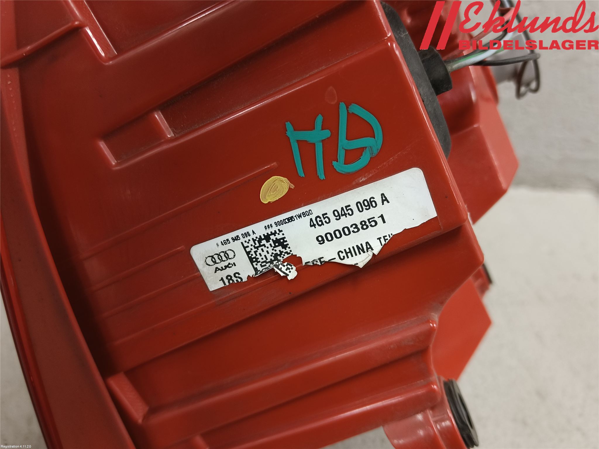 Audi A6/S6 4G 11-18 Bakljus Höger