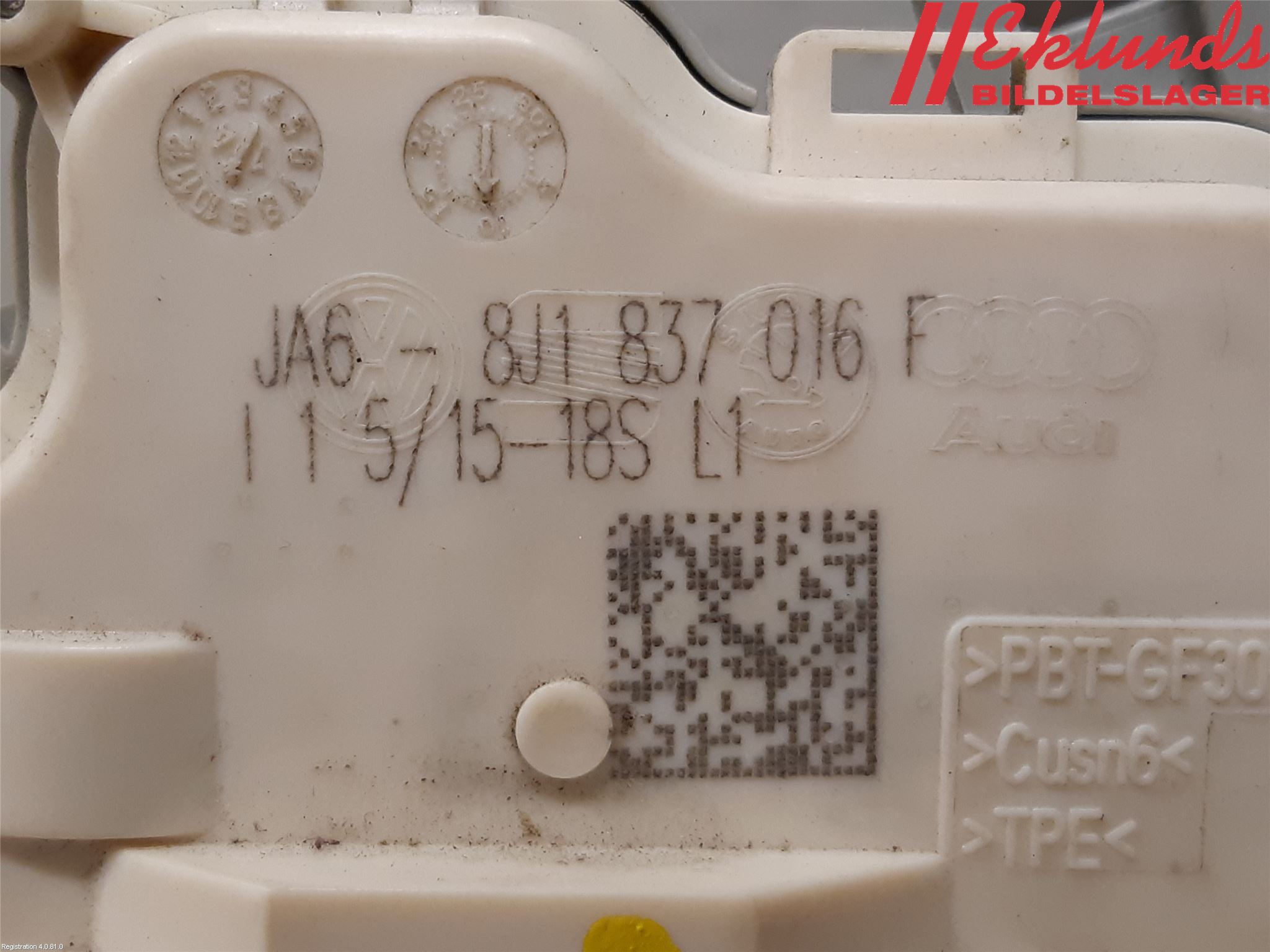 Audi A4 12-15 Låskista-Dörrlås